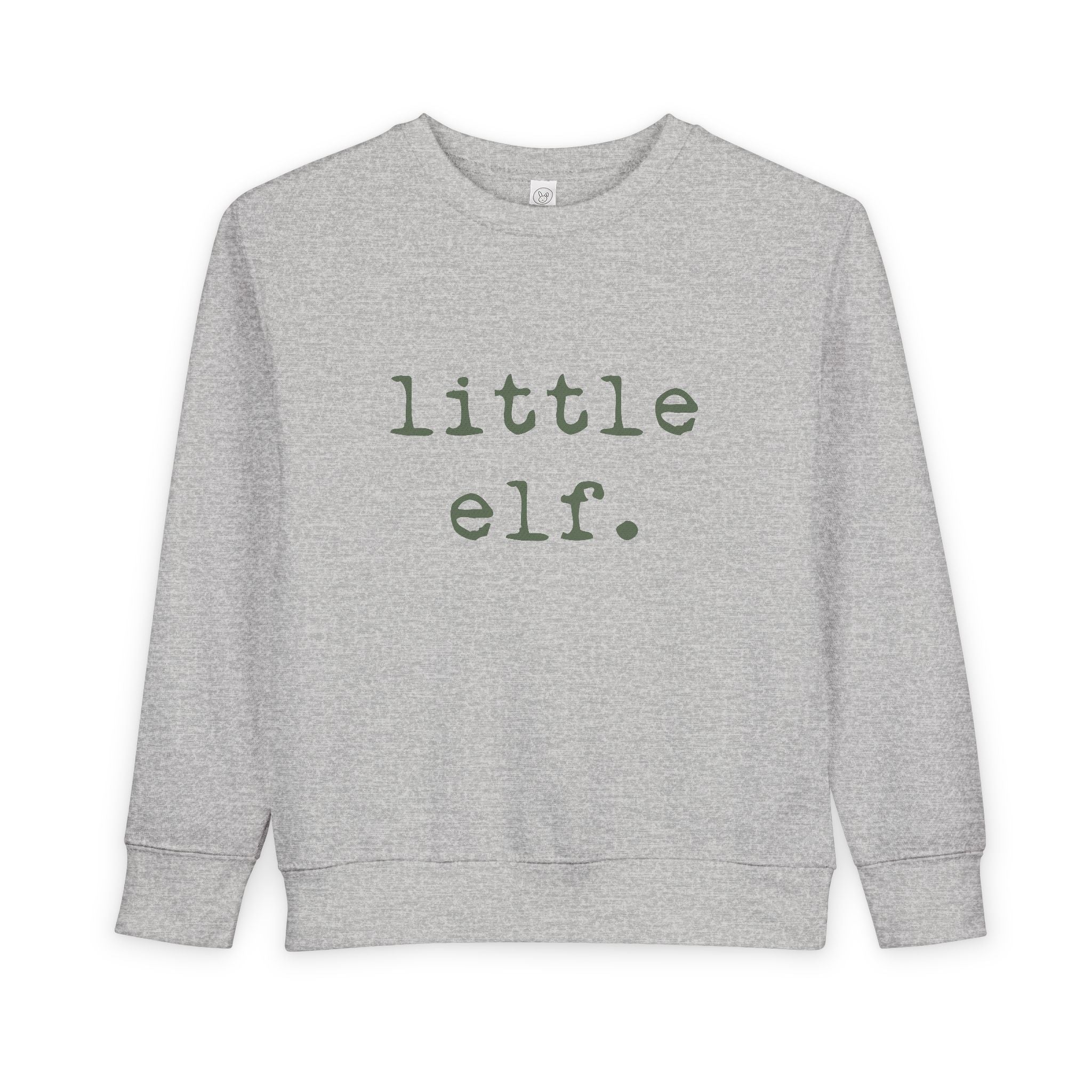 Little Elf (Olive) | Toddler Fleece Sweatshirt