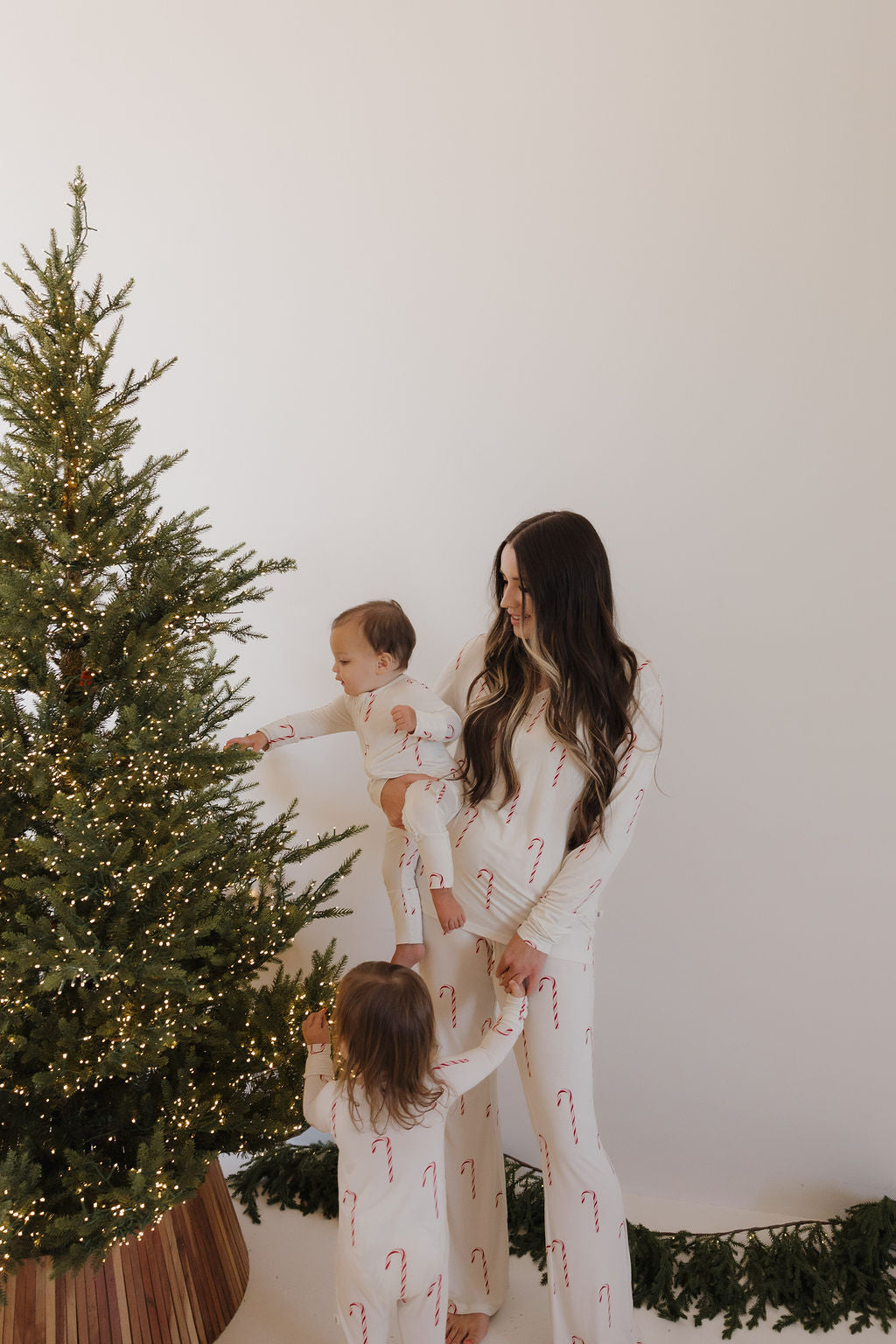 Bamboo Zip Pajamas | Candy Cane
