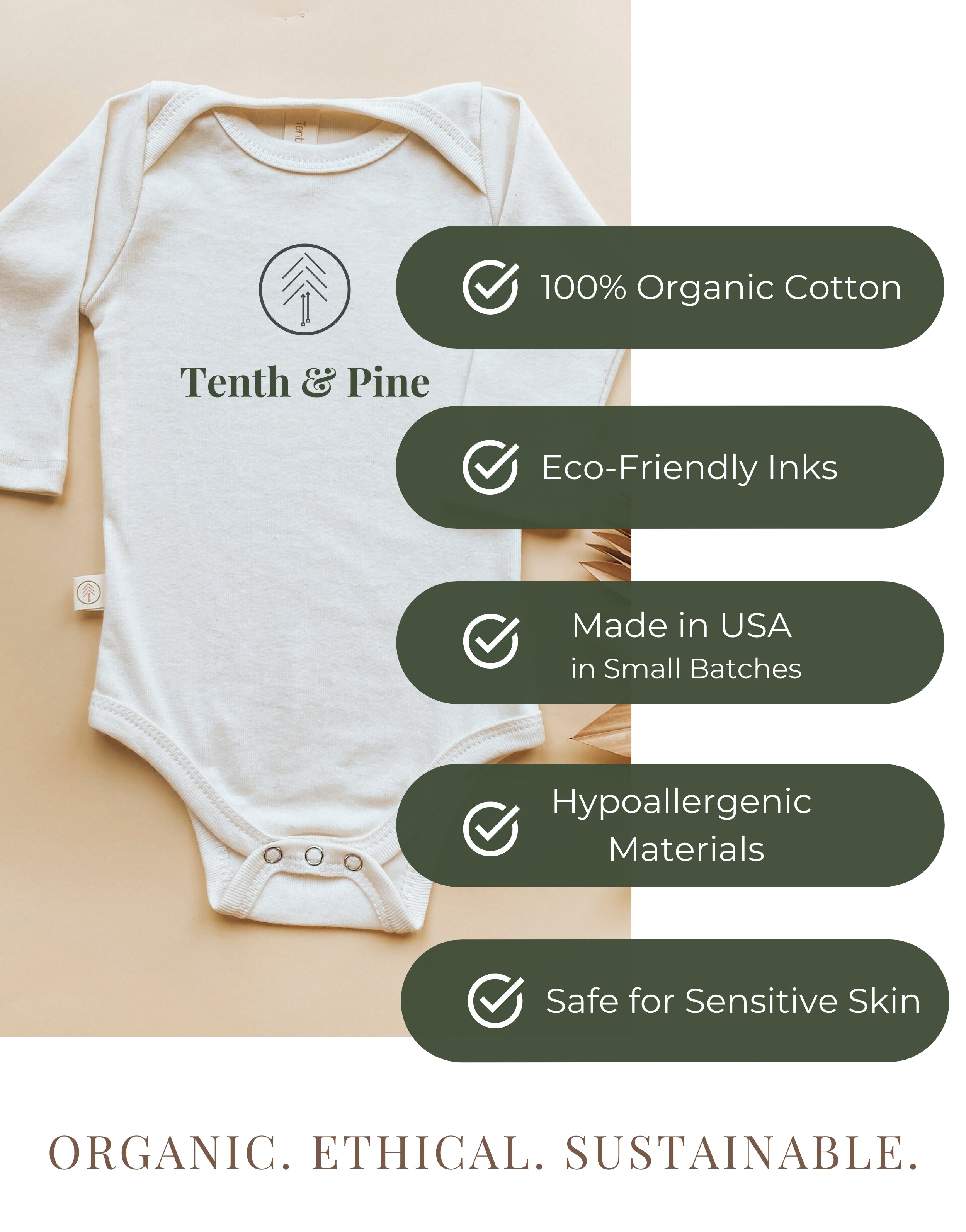 Besitos Organic Baby Bodysuit