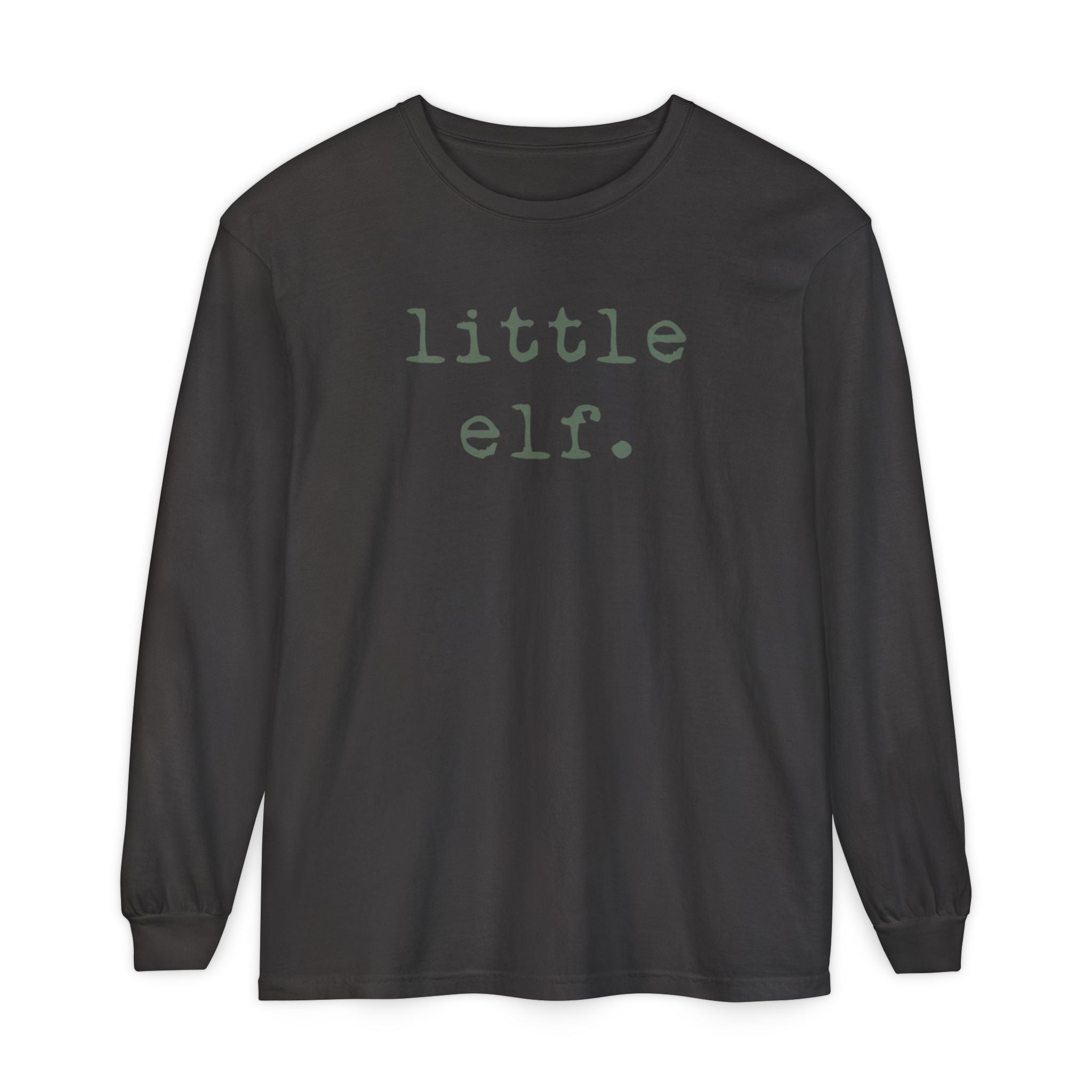 Little Elf (Olive) | Adult Long Sleeve T-Shirt
