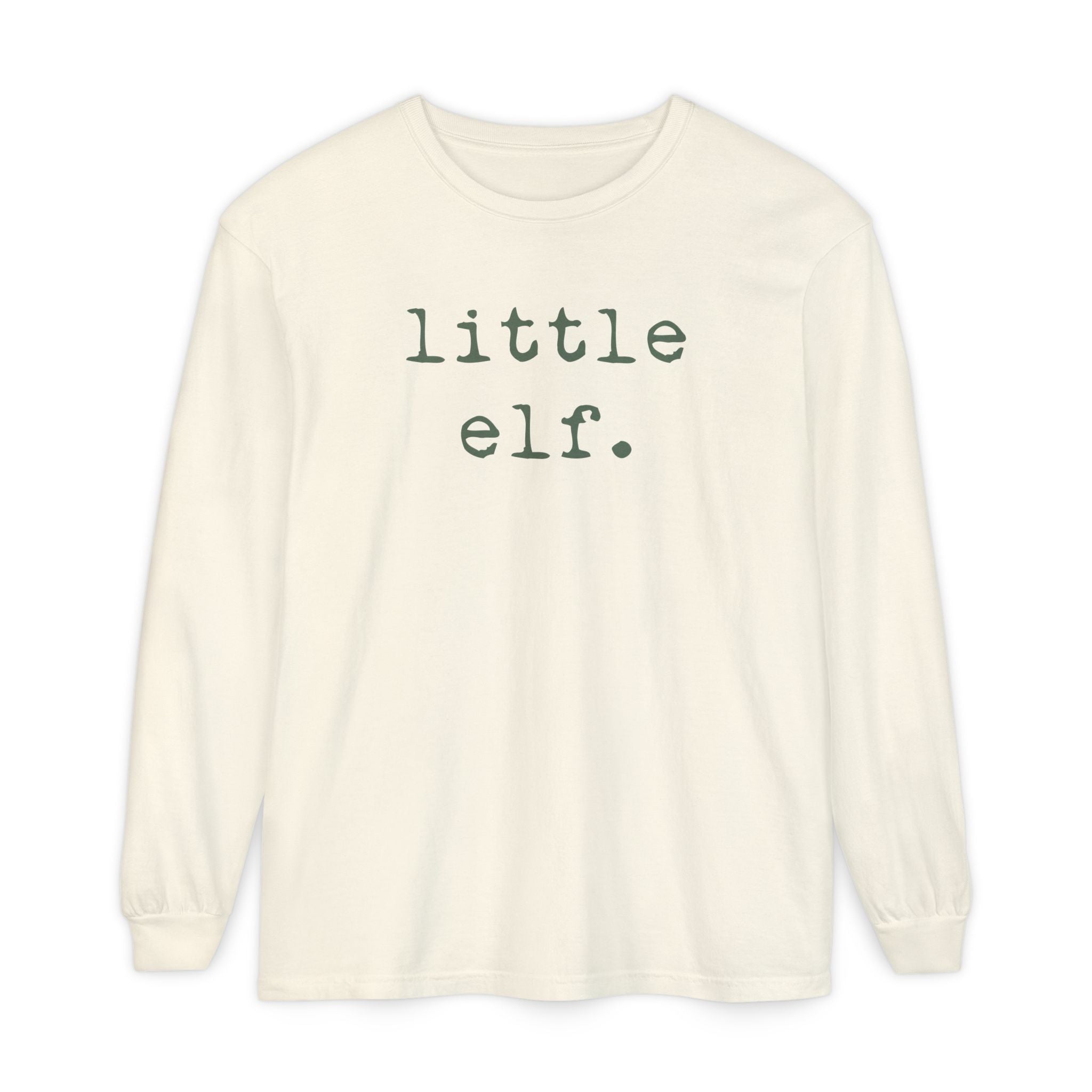 Little Elf (Olive) | Adult Long Sleeve T-Shirt