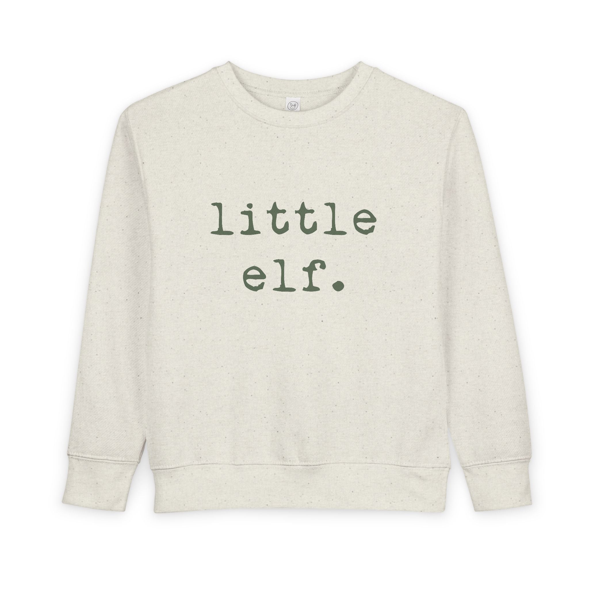 Little Elf (Olive) | Toddler Fleece Sweatshirt