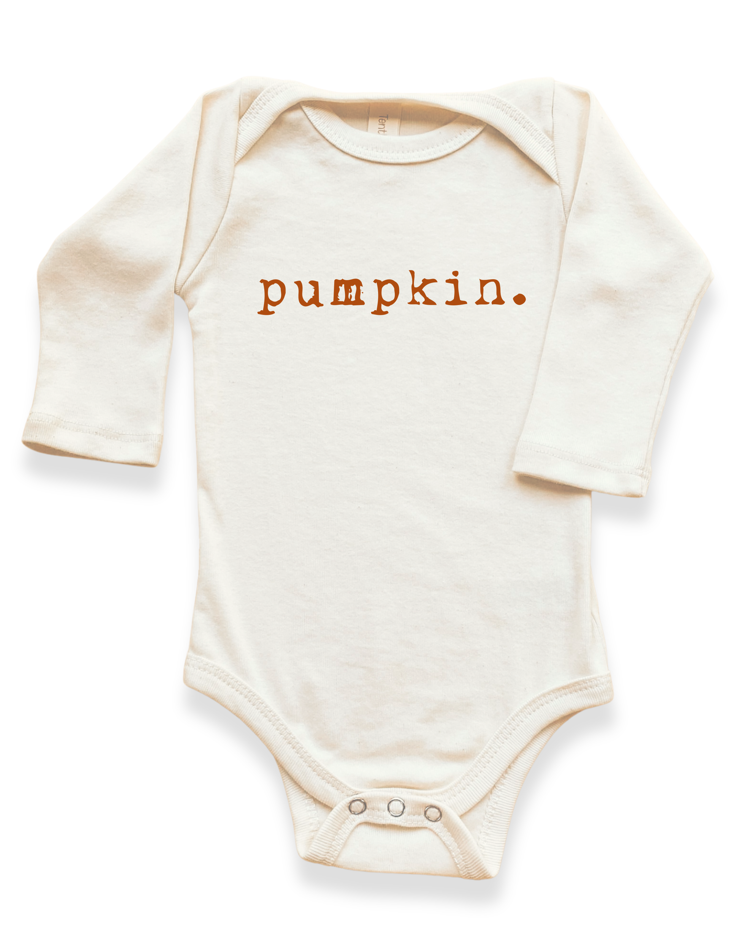 Pumpkin Organic Bodysuit Long Sleeve