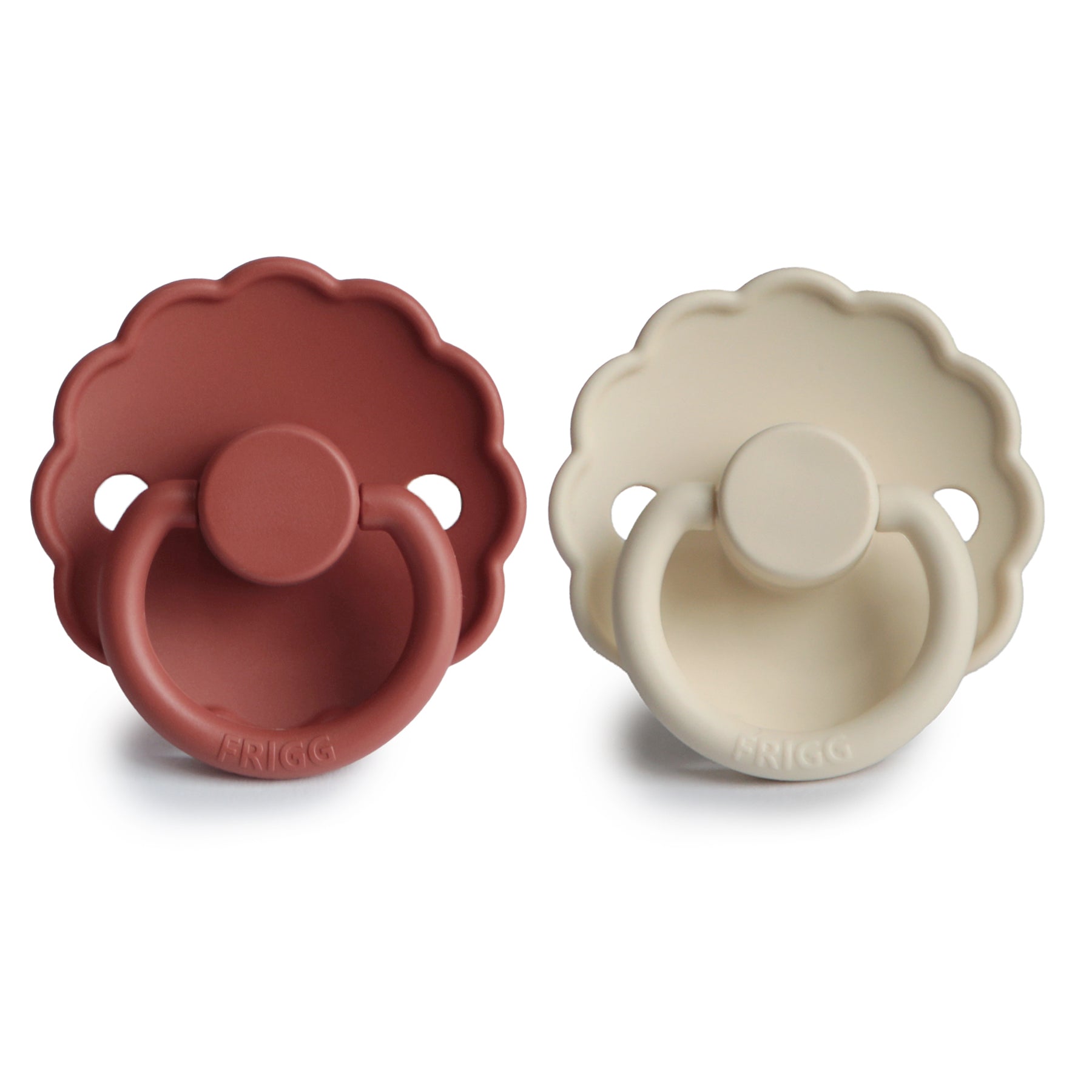 FRIGG Daisy Silicone Pacifier 2 - Pack - Tenth & Pine - FRIGG PACIFIERS - 6 - 18 months - Cream/Lupine