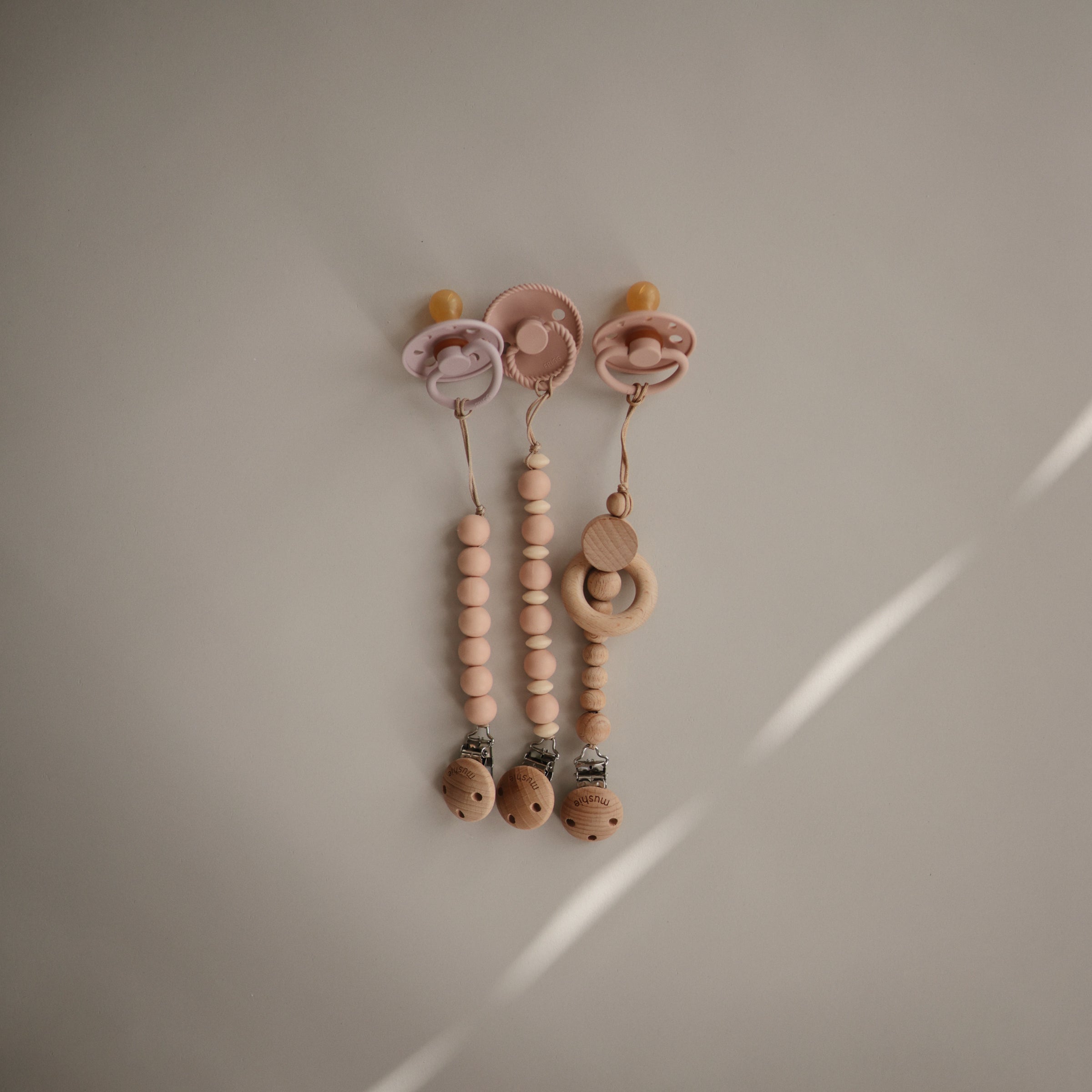 FRIGG Moon Natural Rubber Pacifier 2 - Pack - Tenth & Pine - FRIGG PACIFIERS - 6 - 18 months - Sage/Portobello