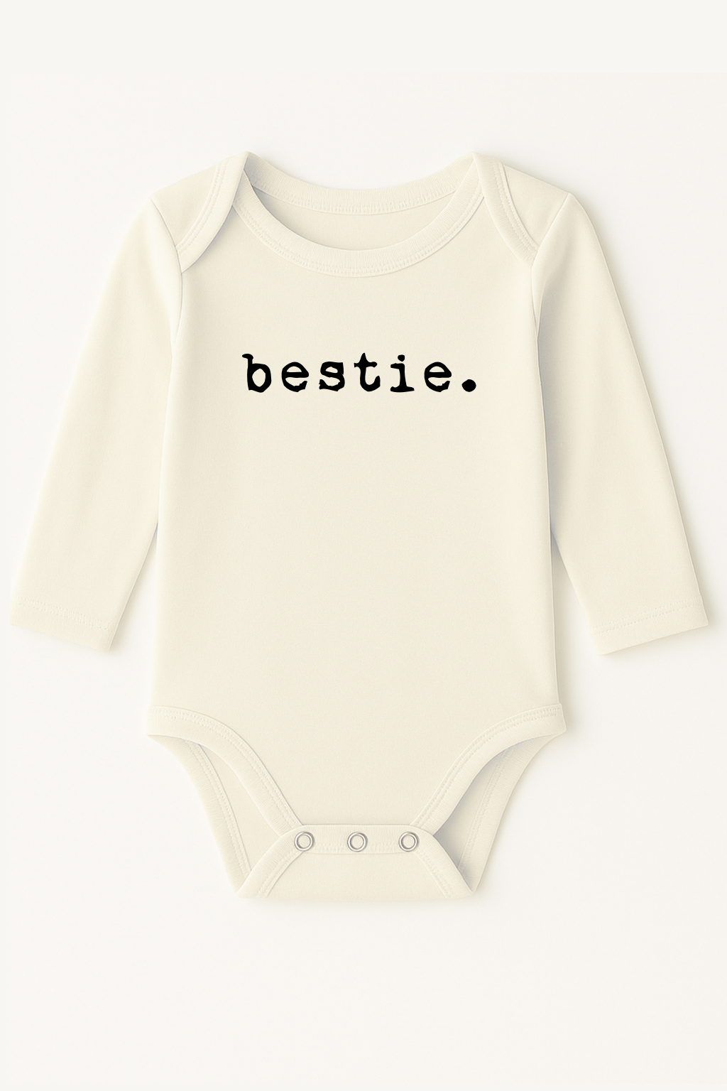 Bestie Organic Cotton Baby Bodysuit Long Sleeve