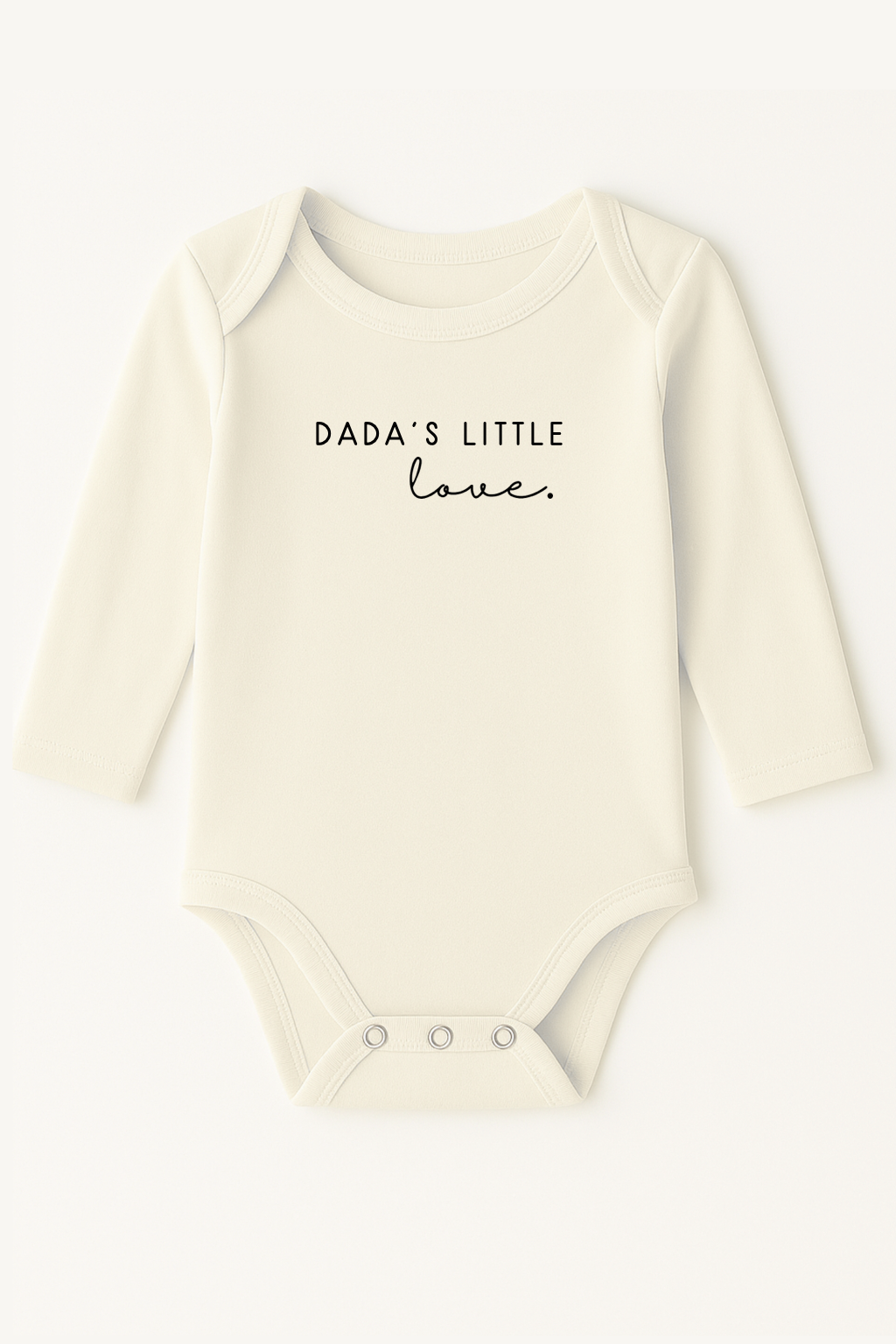 Dada's Little Love Organic Cotton Baby Bodysuit Long Sleeve