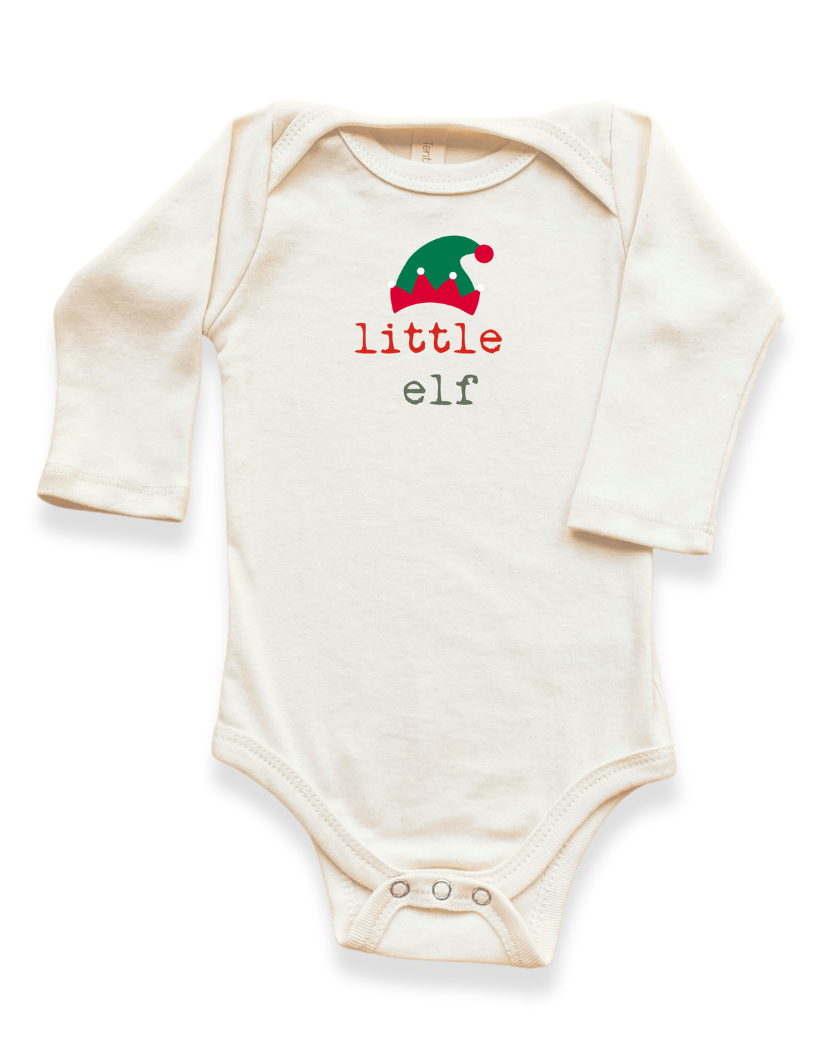 Little Elf Organic Bodysuit Long Sleeve