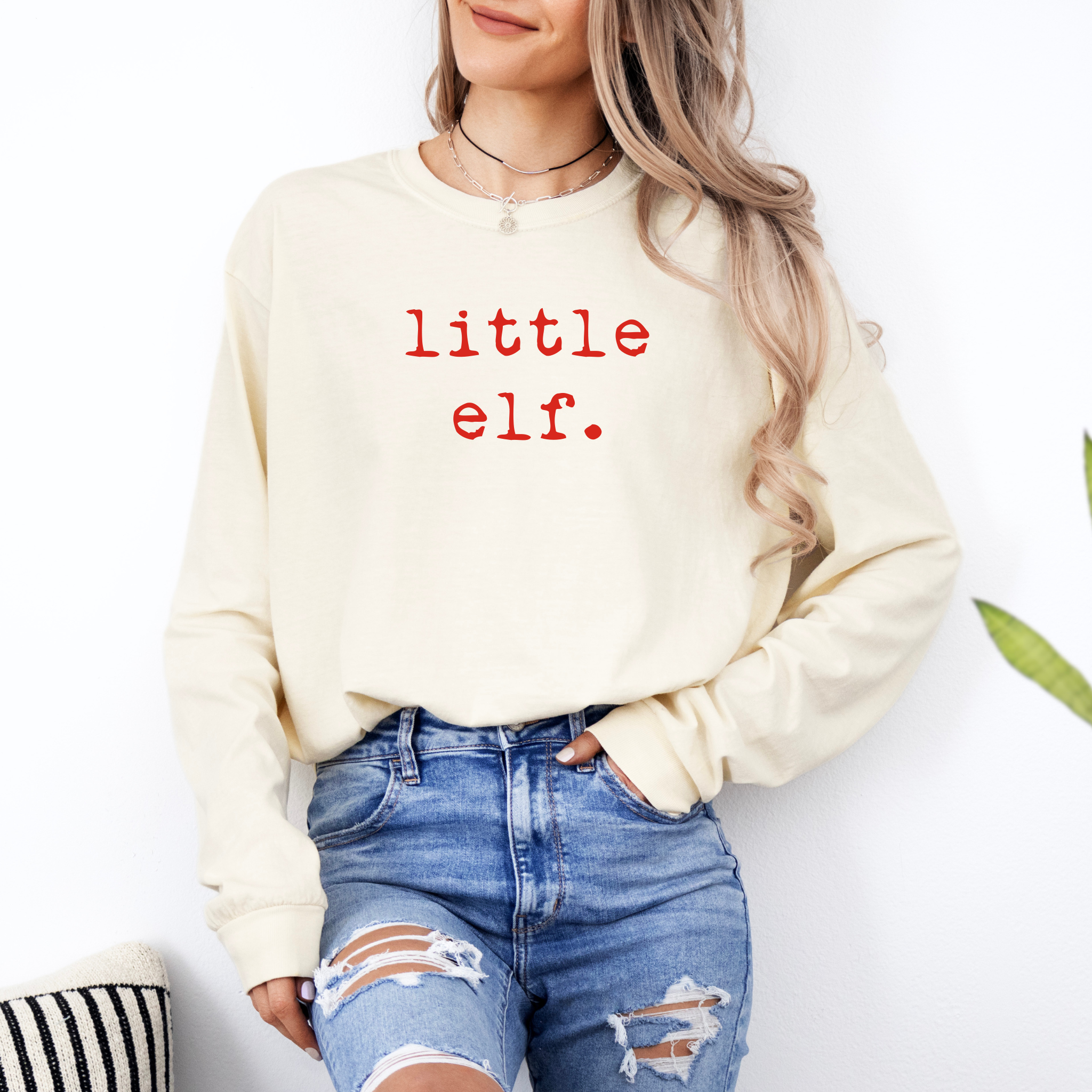 Little Elf | Adult Long Sleeve T-Shirt