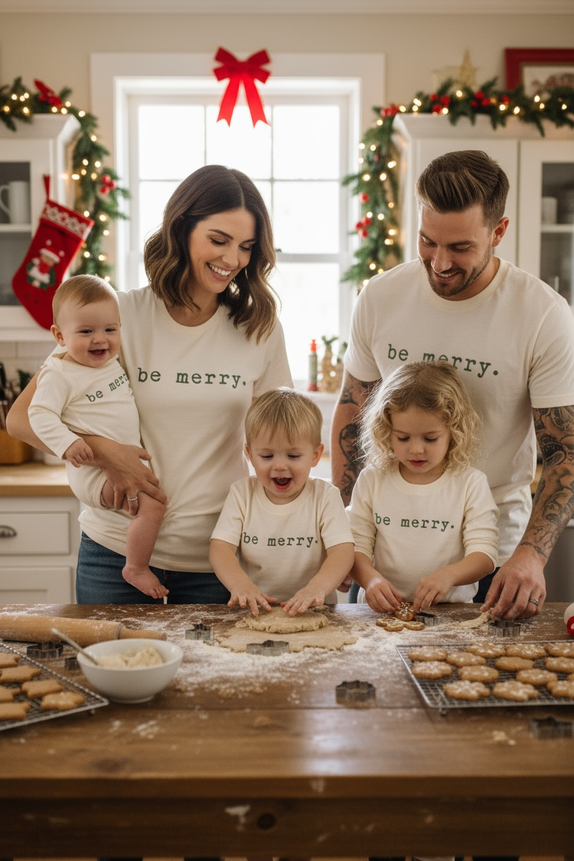 Be Merry (Olive) | Adult Short Sleeve T-Shirt