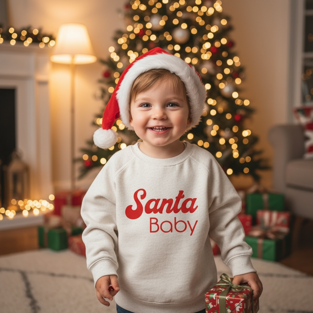 Santa Baby | Toddler Fleece Sweatshirt