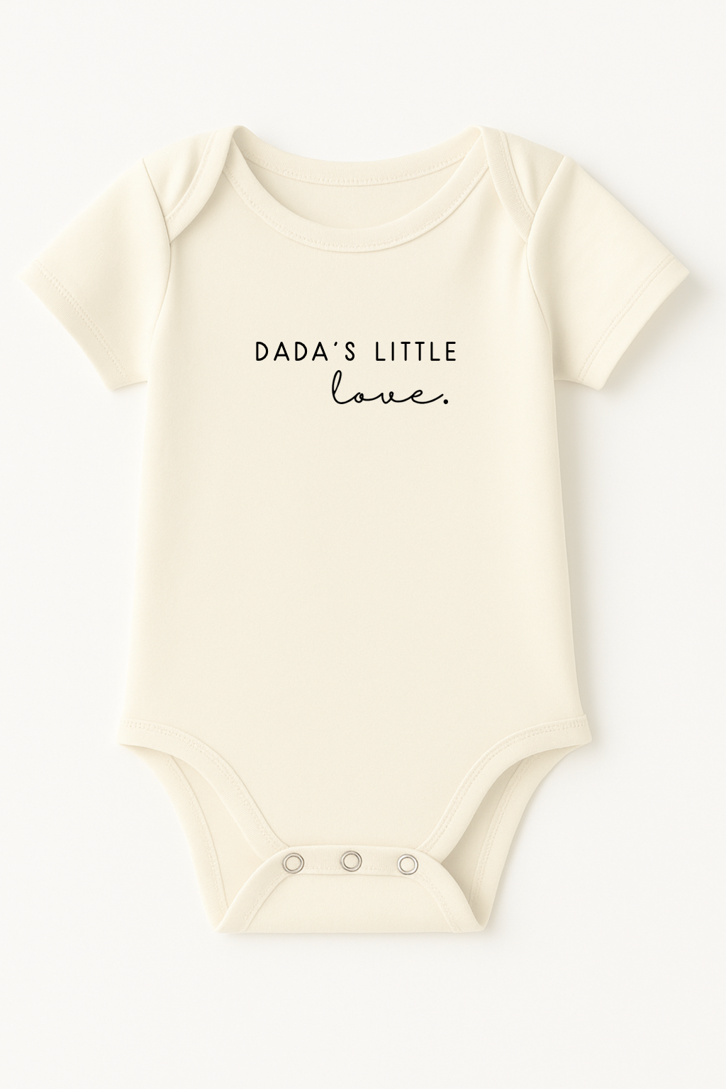 Dada's Little Love Organic Cotton Baby Bodysuit Short Sleeve