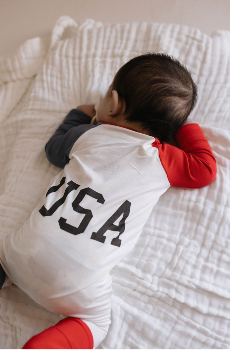 Bamboo Zip Pajamas | USA, Land That I Love
