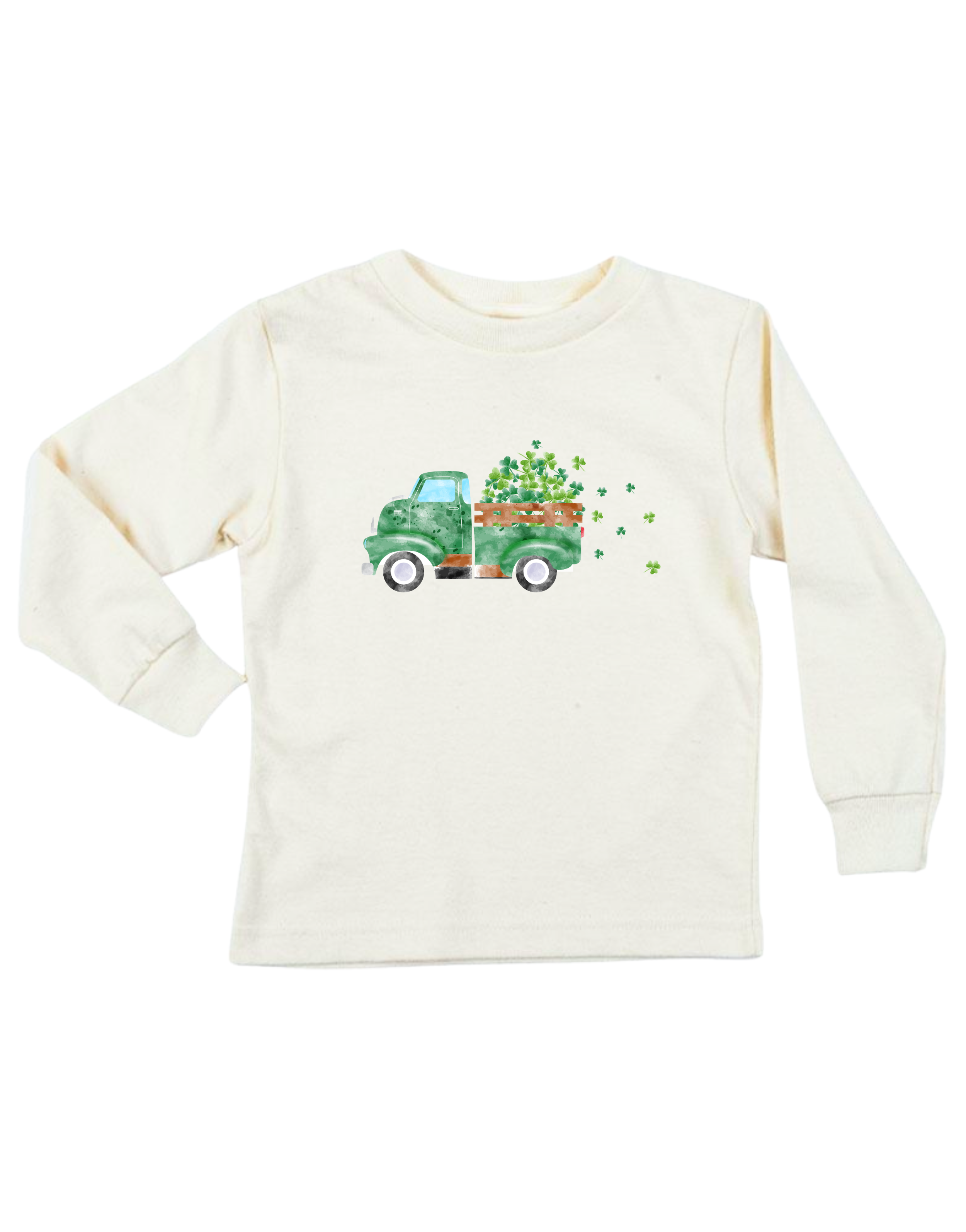 Shamrock Truck Organic Kids T-Shirt Long Sleeve