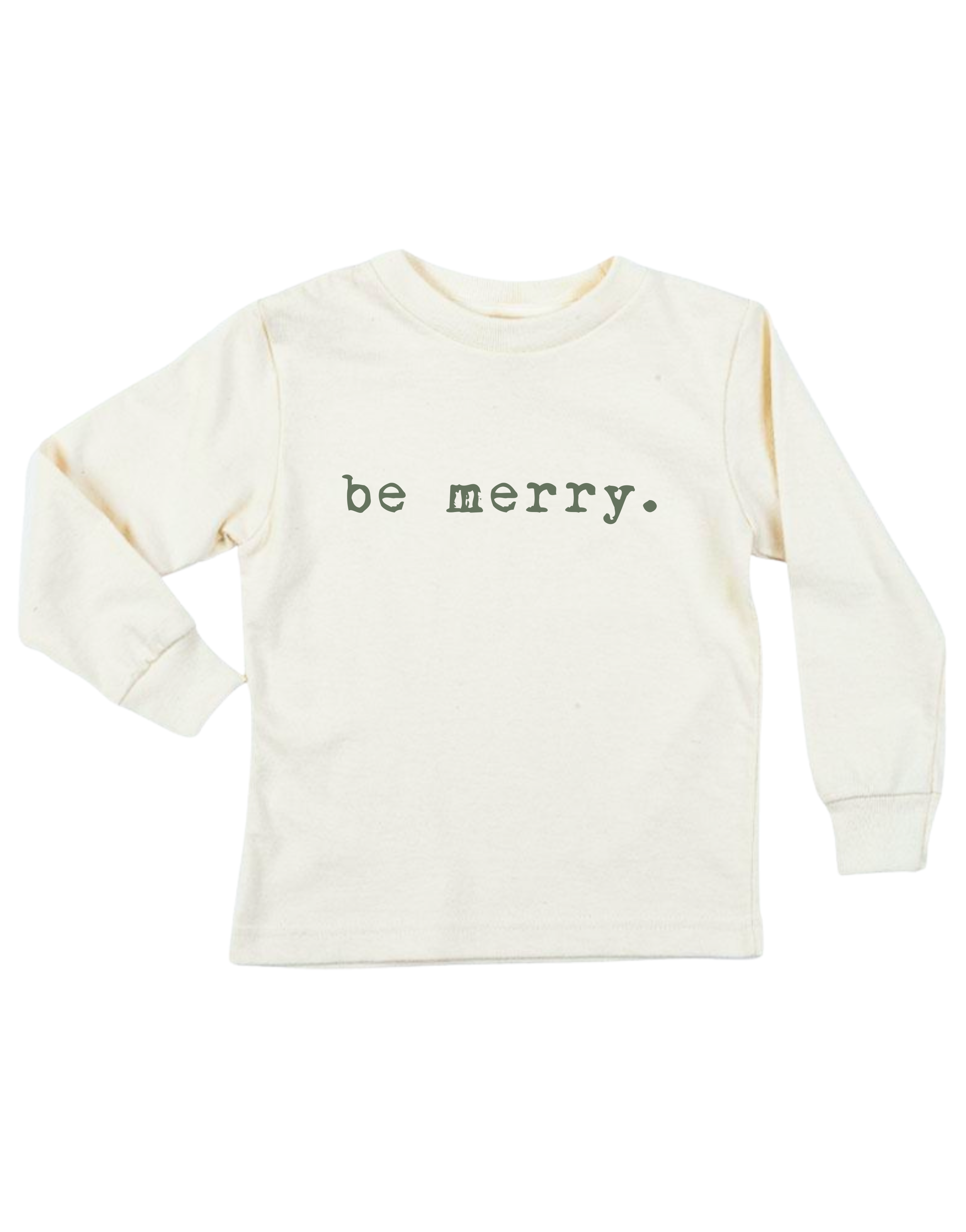 Be Merry Organic Kids T-Shirt Long Sleeve