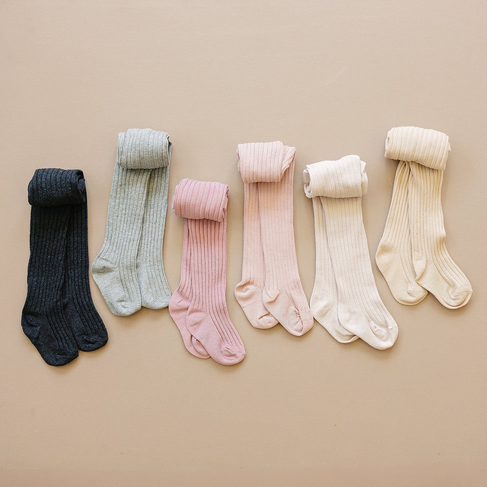 Mebie Baby Ribbed Tights