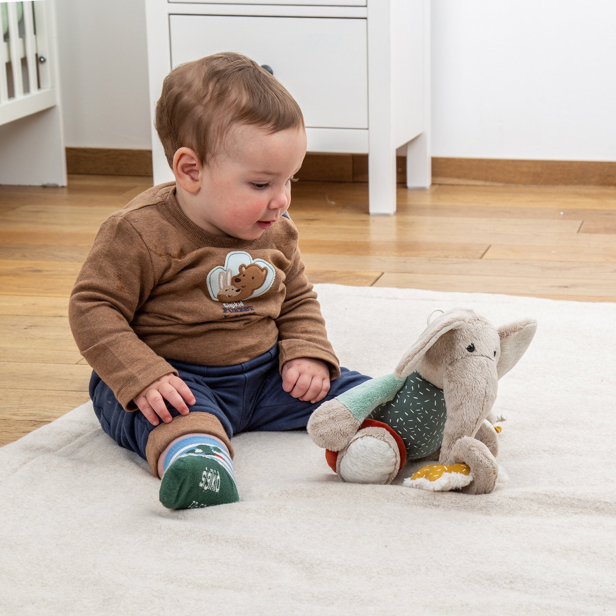 Activity Elephant Musical Toy - Tenth & Pine - Activity Toys -