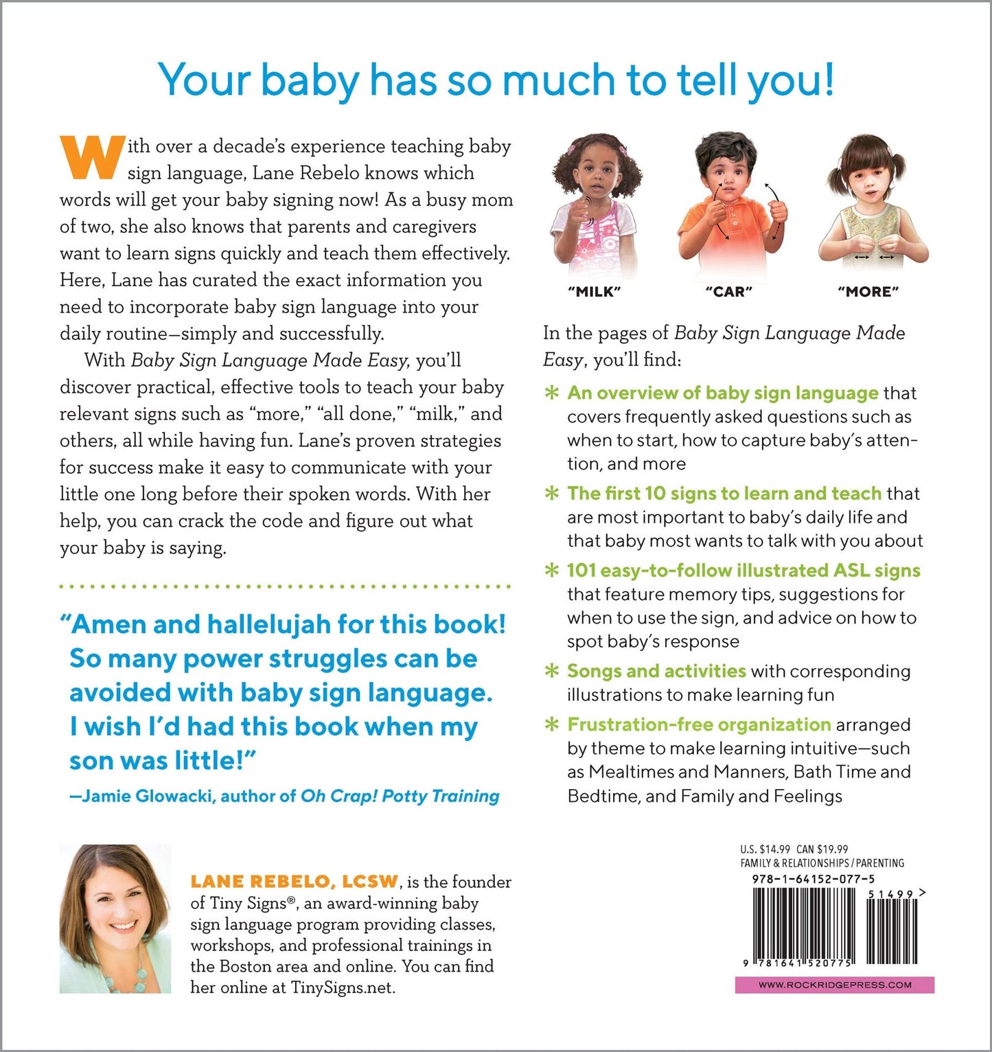 Baby Sign Language Made Easy: 101 Signs to Start Communicating with Your Child Now (Spiral Bound) - Tenth & Pine - Spiral Bound - Lay it Flat Publishing Group