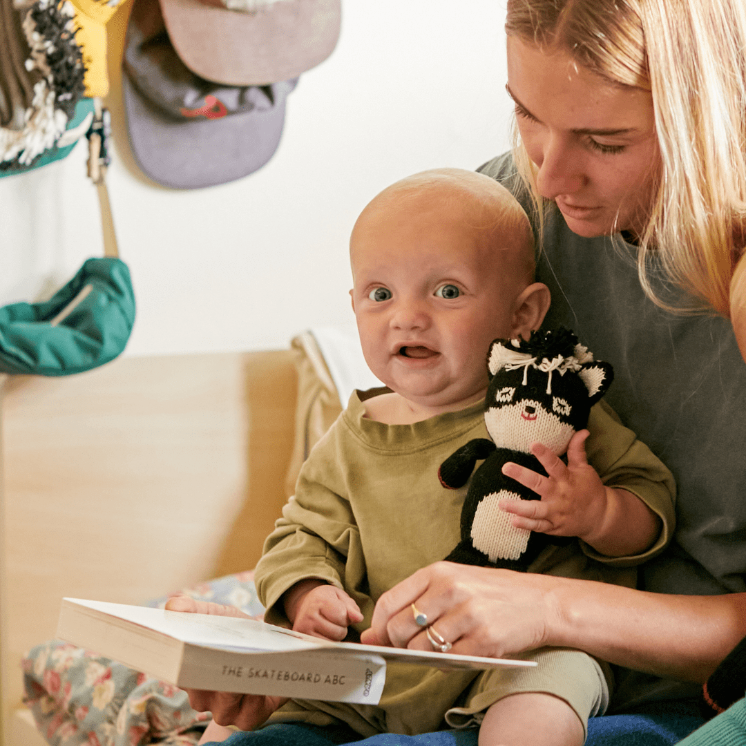 Baby Skunk - Tenth & Pine - Baby Knit Doll -