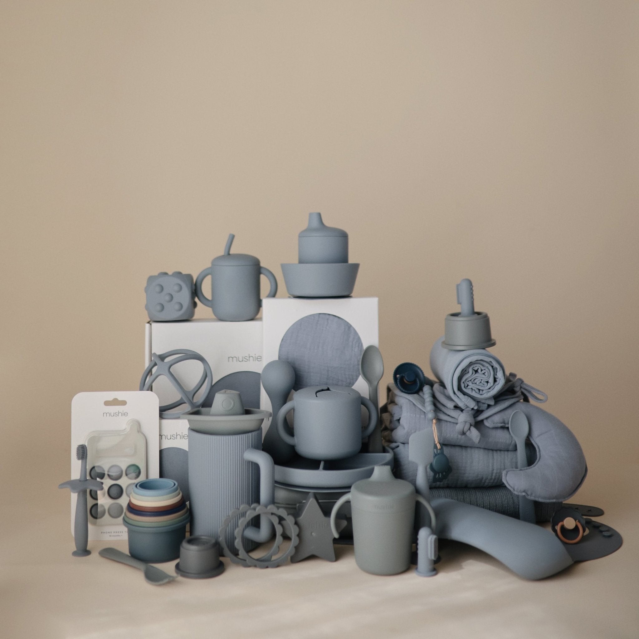 Ball Teether - Tenth & Pine - teether - Dove Gray