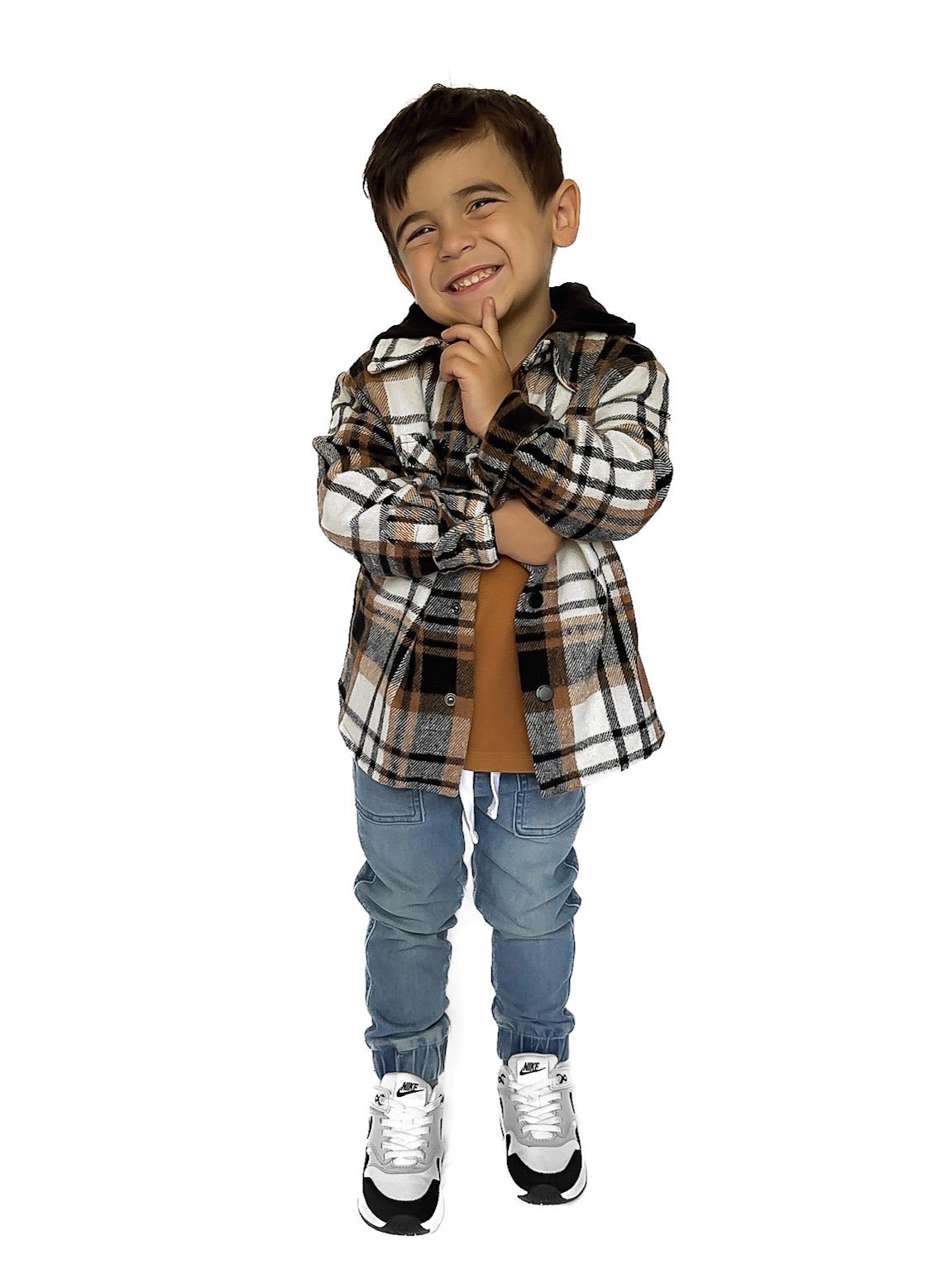 BAMBOO POCKET TEE - CARAMEL - Tenth & Pine - 3 - 6M
