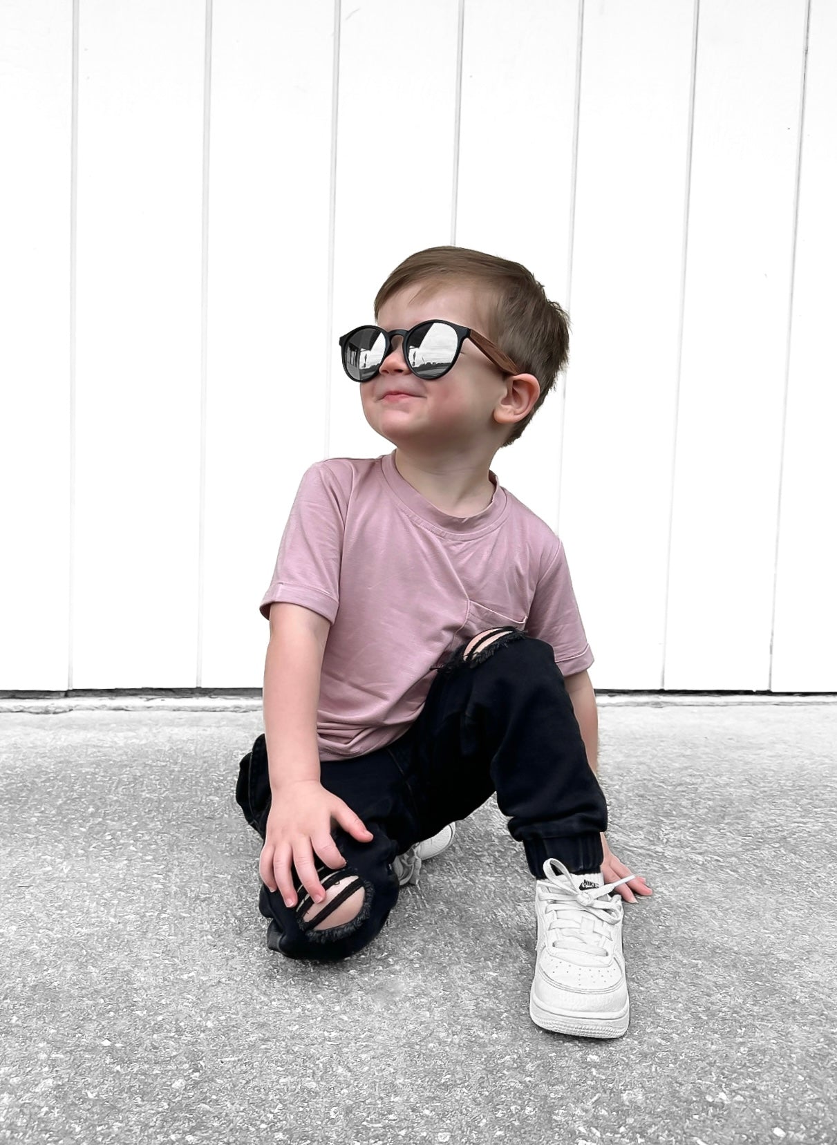 BAMBOO POCKET TEE - DESERT ROSE - Tenth & Pine - 3 - 6M