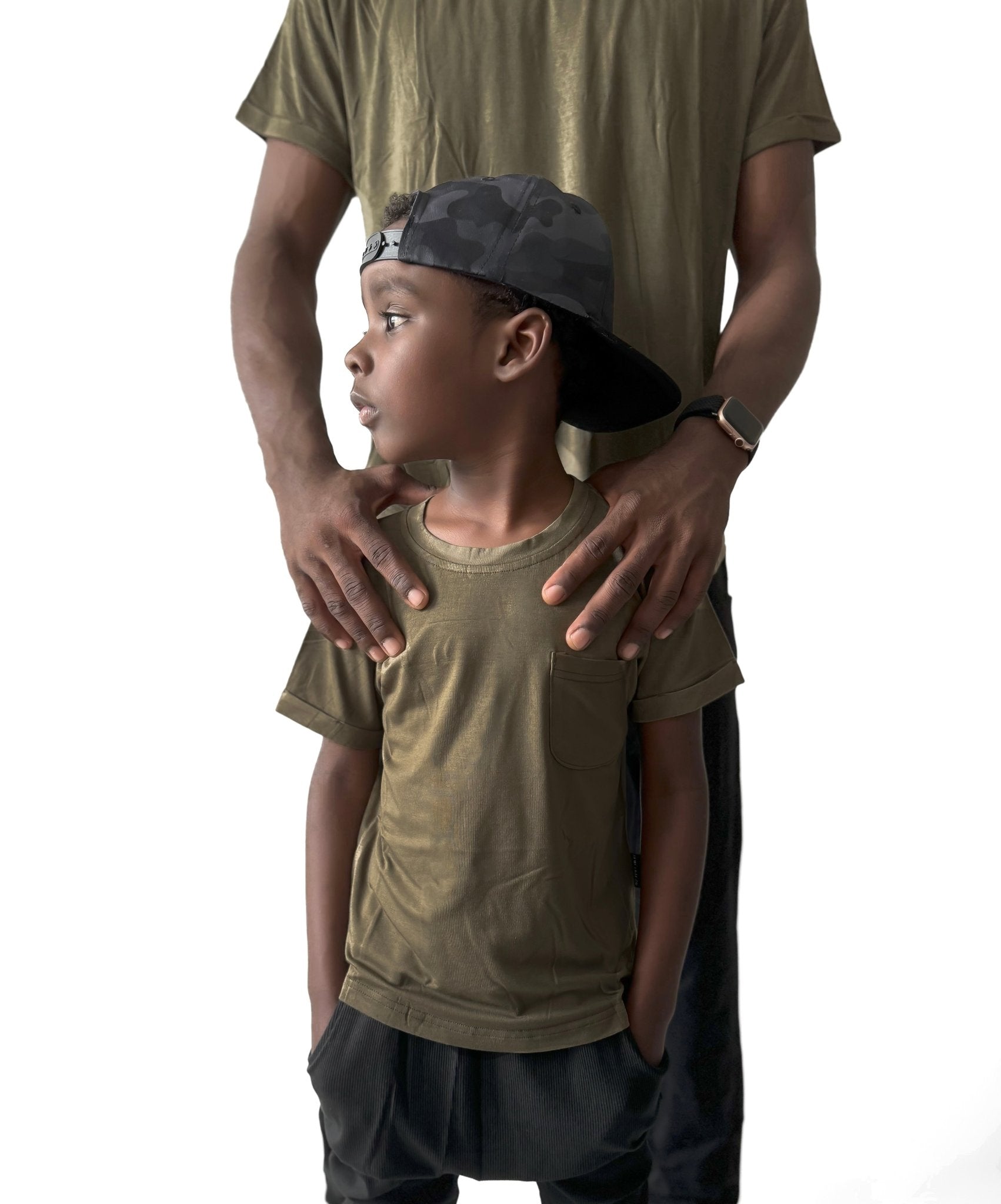 BAMBOO POCKET TEE - PINE - Tenth & Pine - 3 - 6M