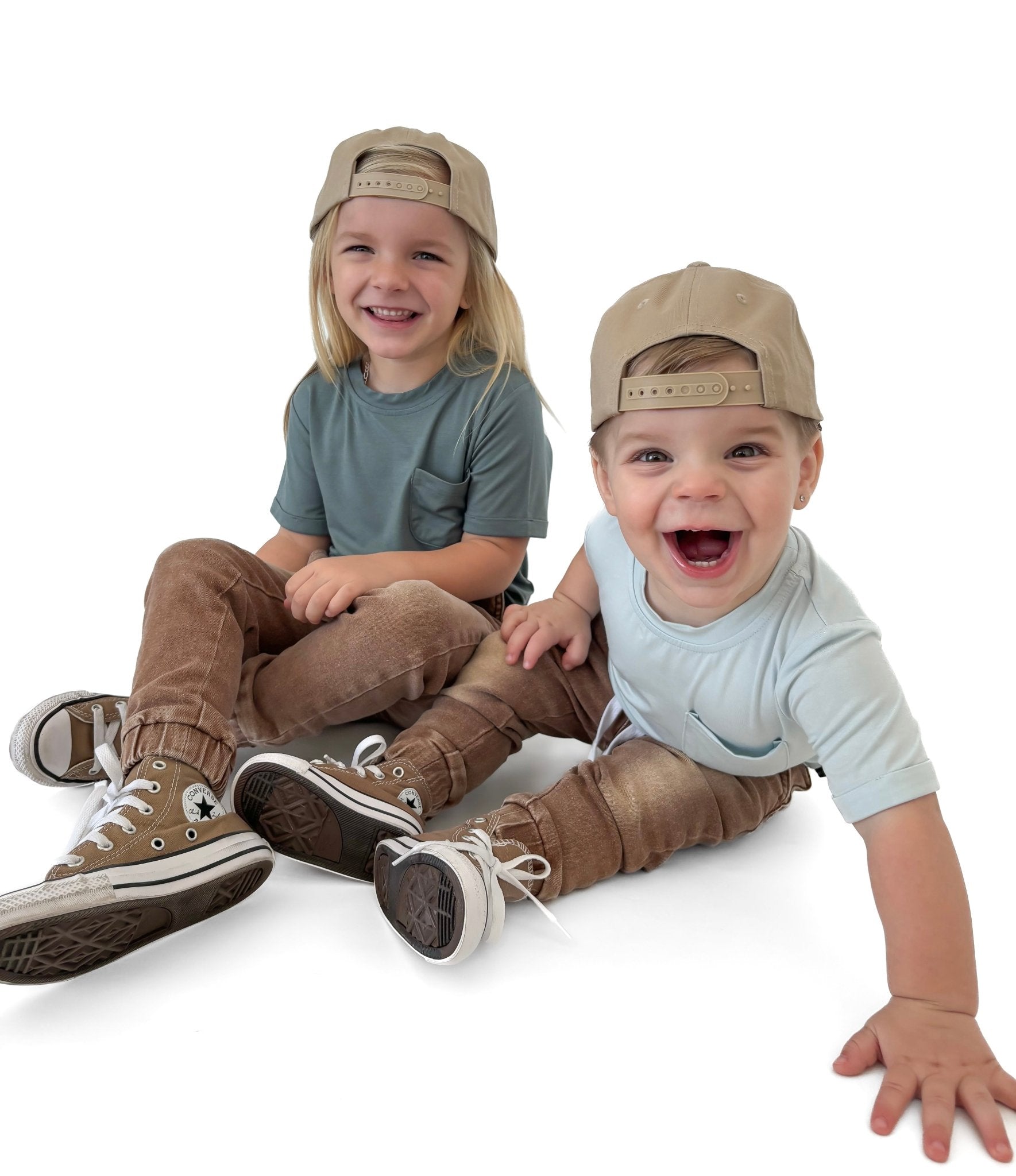 BAMBOO POCKET TEE - SPRUCE - Tenth & Pine - 3 - 6M