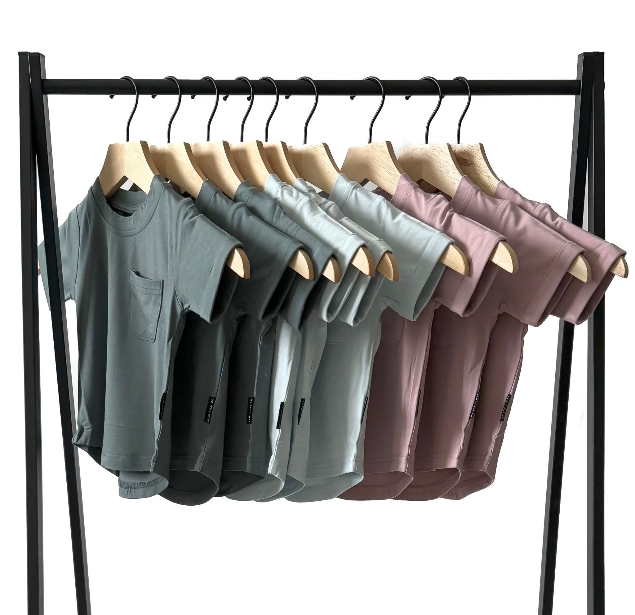 BAMBOO POCKET TEE - SPRUCE - Tenth & Pine - 3 - 6M