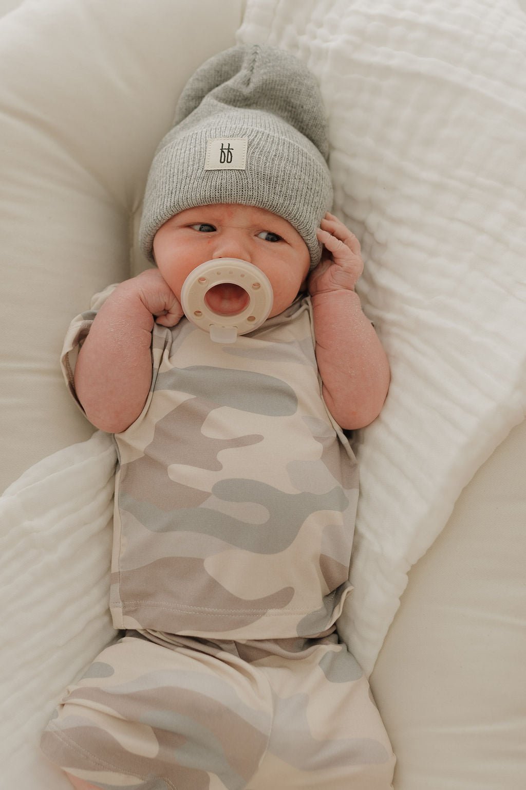 Bamboo Short Set | Camo - Tenth & Pine - Short Set - 0 - 3 Months - forever french baby