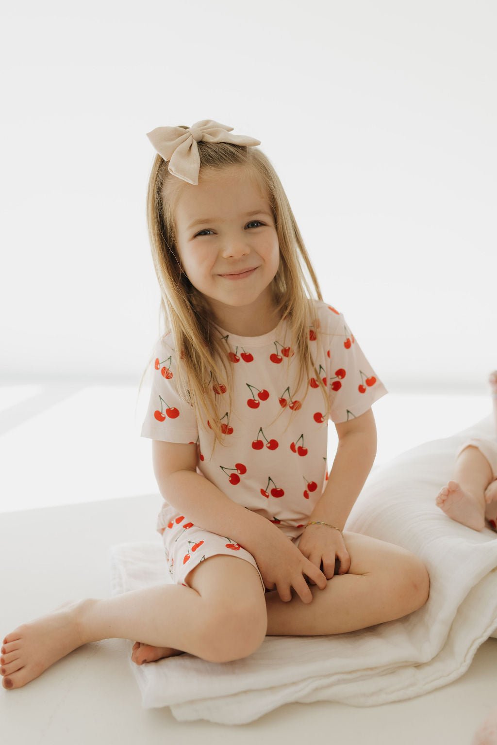 Bamboo Short Set | Cherry Orchard - Tenth & Pine - Short Set - 2/3 Years - forever french baby