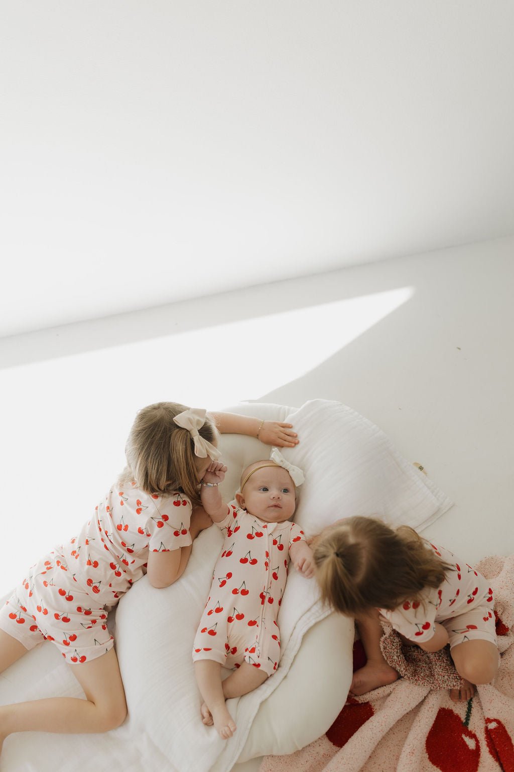 Bamboo Short Set | Cherry Orchard - Tenth & Pine - Short Set - 2/3 Years - forever french baby