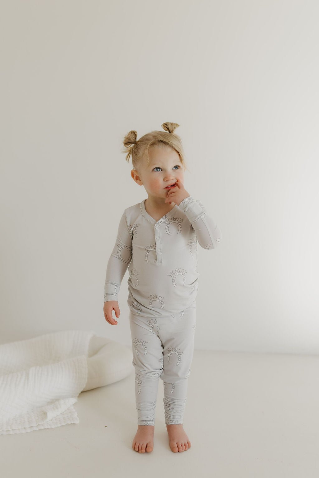 Bamboo Two Piece Pajamas | Howdy - Tenth & Pine - Pajamas - 2/3 Years