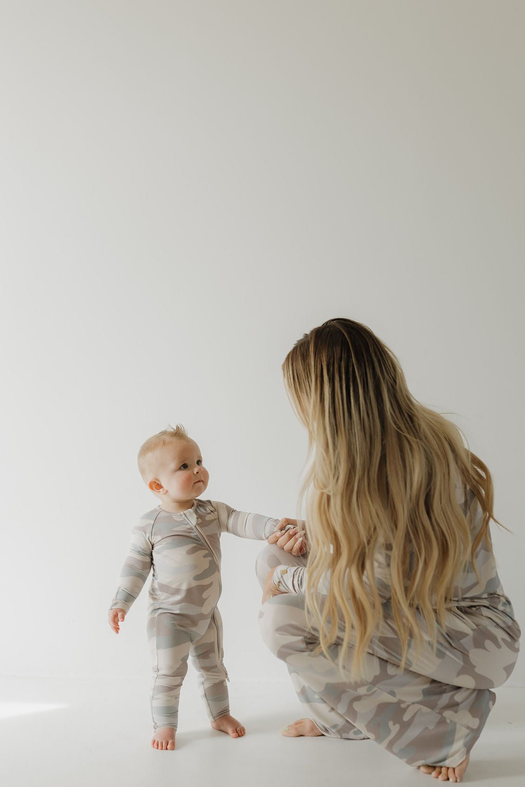 Bamboo Zip Pajamas | Camo - Tenth & Pine - Zip Pajama - Newborn - forever french baby