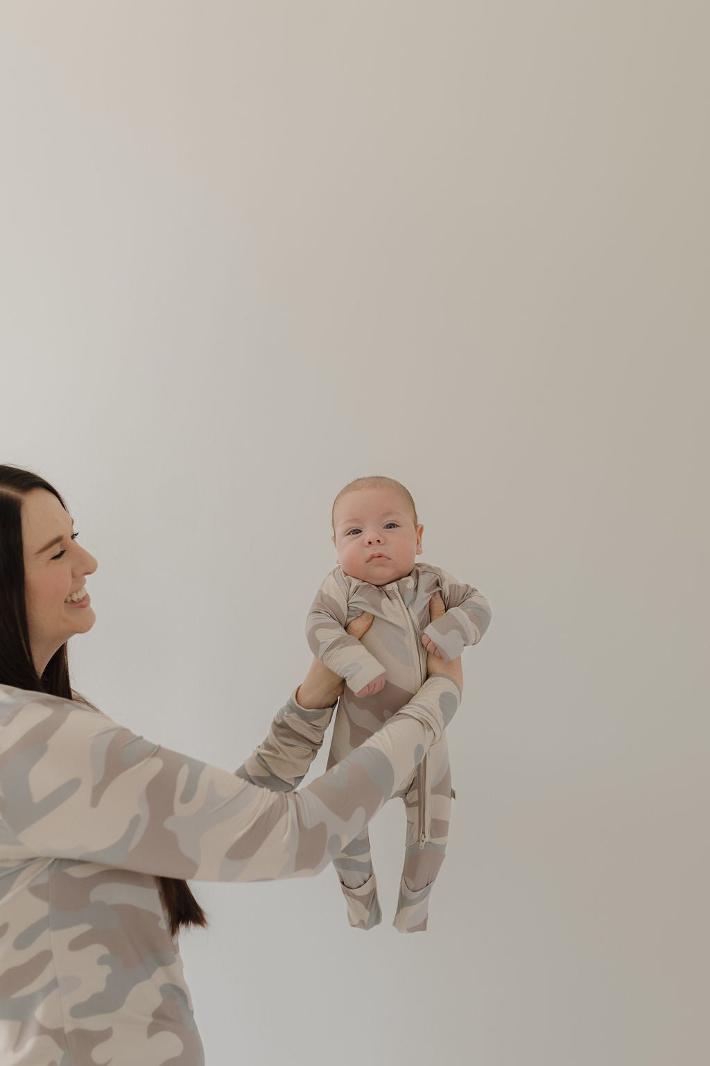 Bamboo Zip Pajamas | Camo - Tenth & Pine - Zip Pajama - Newborn - forever french baby