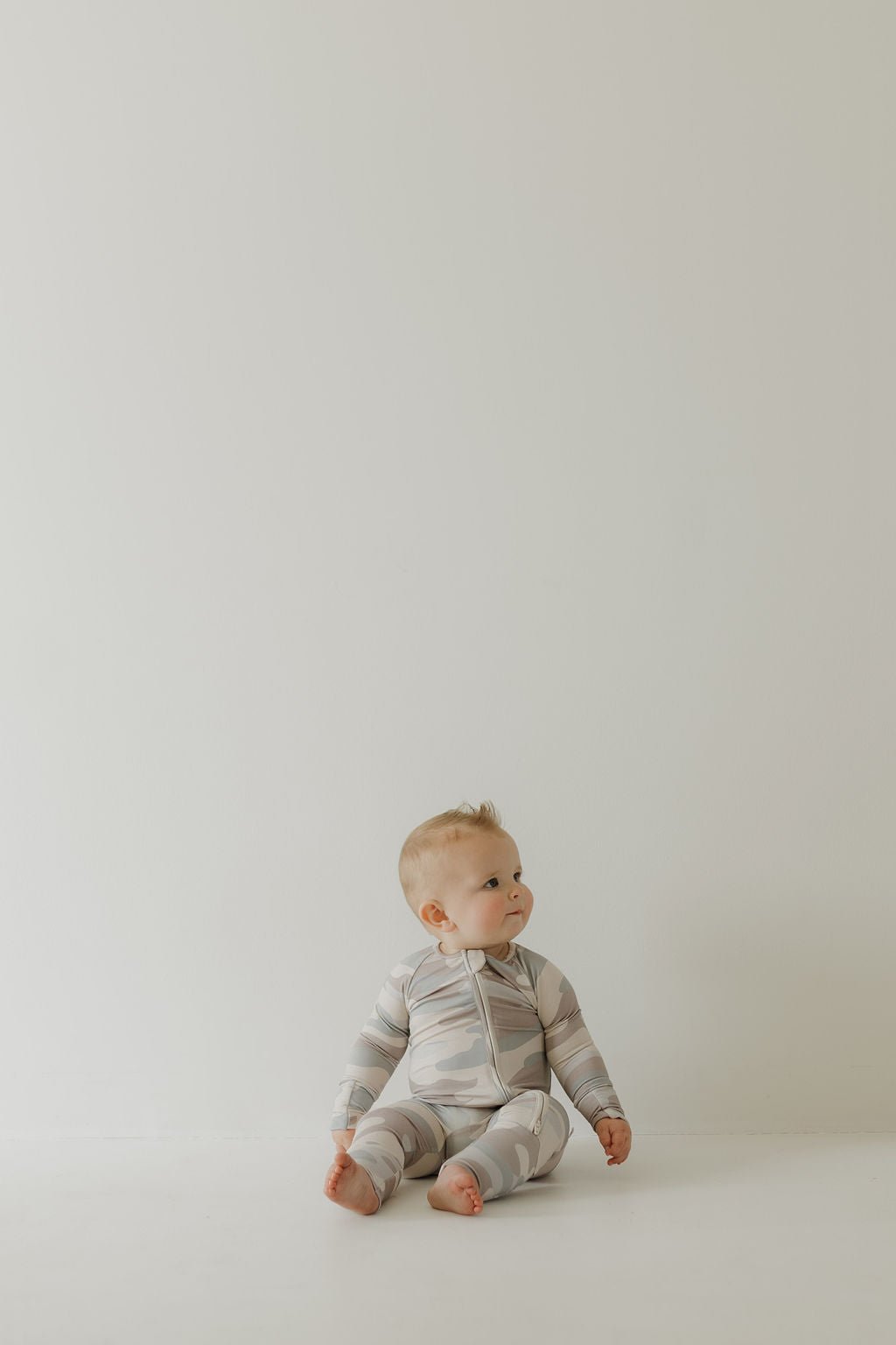 Bamboo Zip Pajamas | Camo - Tenth & Pine - Zip Pajama - Newborn - forever french baby