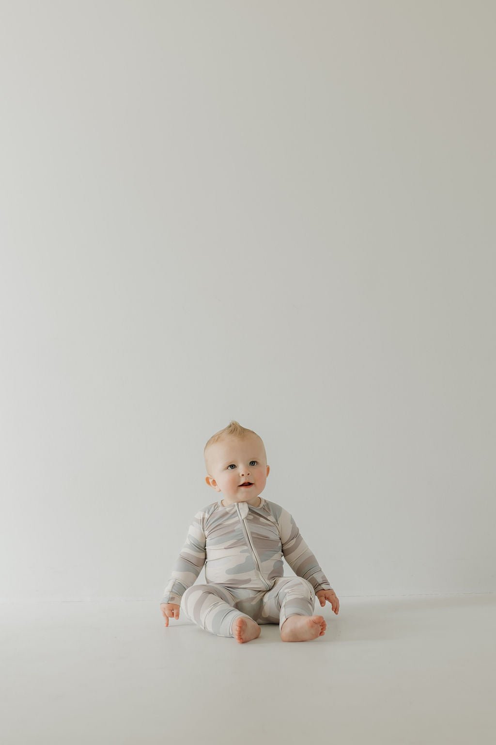 Bamboo Zip Pajamas | Camo - Tenth & Pine - Zip Pajama - Newborn - forever french baby