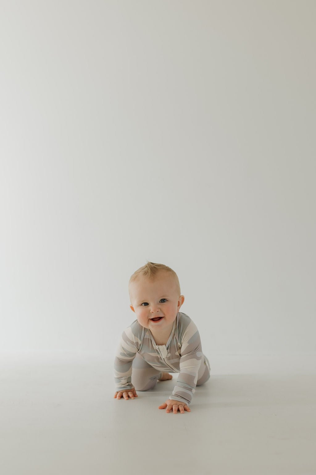 Bamboo Zip Pajamas | Camo - Tenth & Pine - Zip Pajama - Newborn - forever french baby