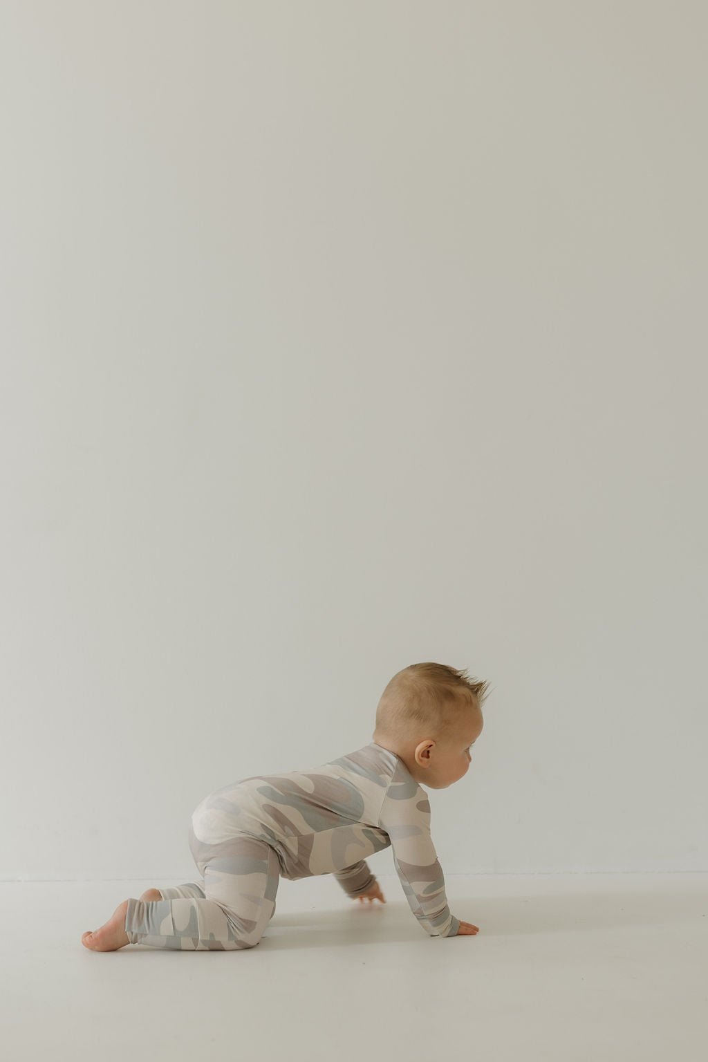 Bamboo Zip Pajamas | Camo - Tenth & Pine - Zip Pajama - Newborn - forever french baby