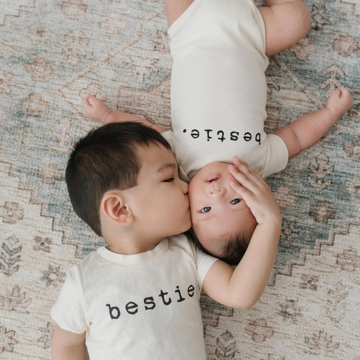 Baby bestie. Organic Cotton Bodysuit - Tenth & Pine - Bodysuits - 0 - 3 M