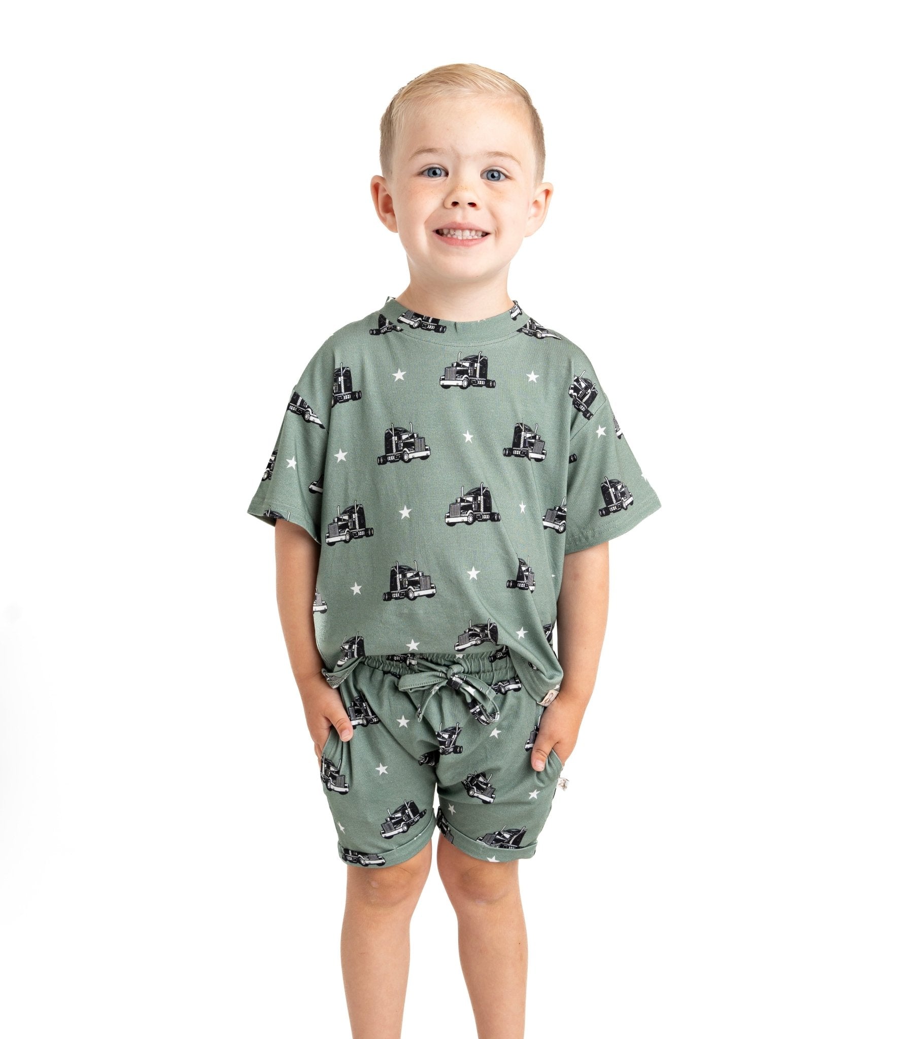 Big Trucks Harem Shorts - Tenth & Pine - 18 - 24