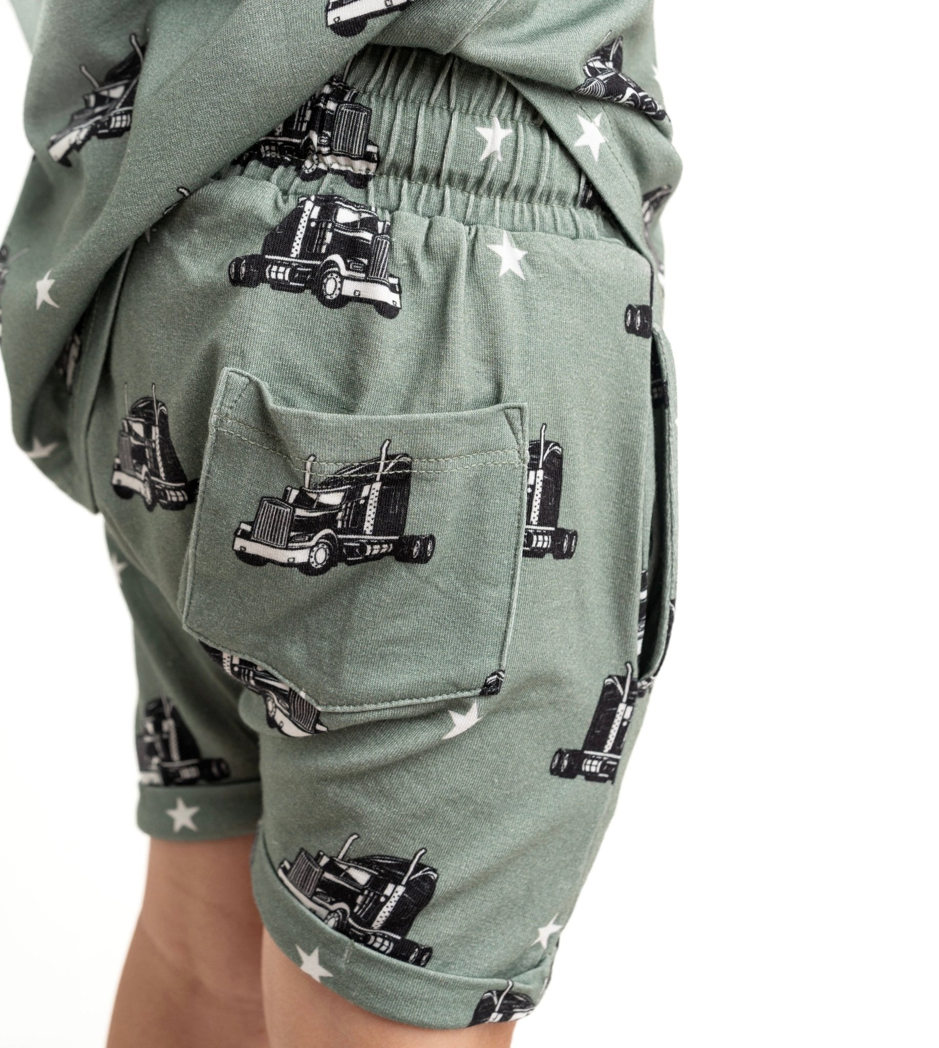 Big Trucks Harem Shorts - Tenth & Pine - 18 - 24