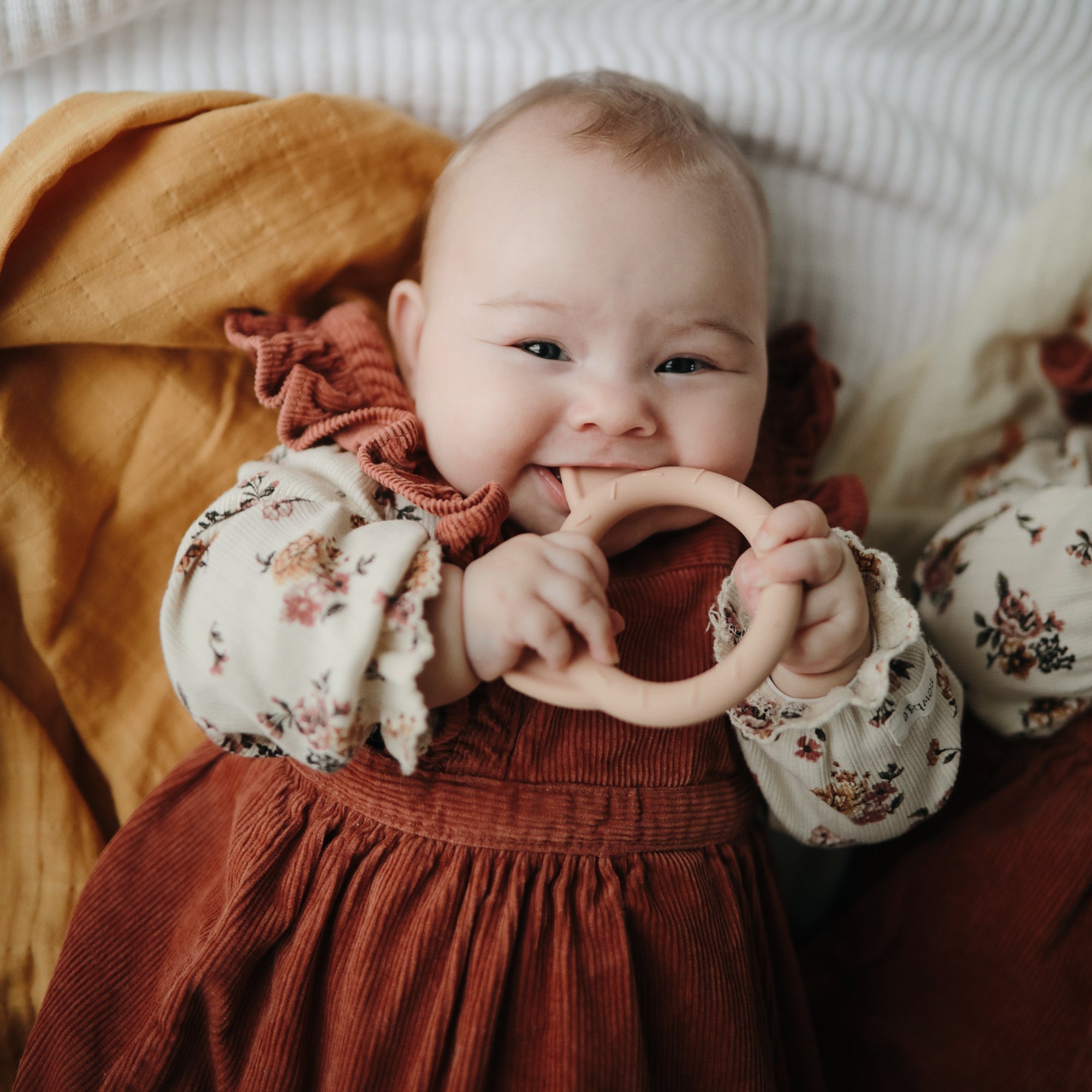 Cat Teether - Tenth & Pine - teether - Blush