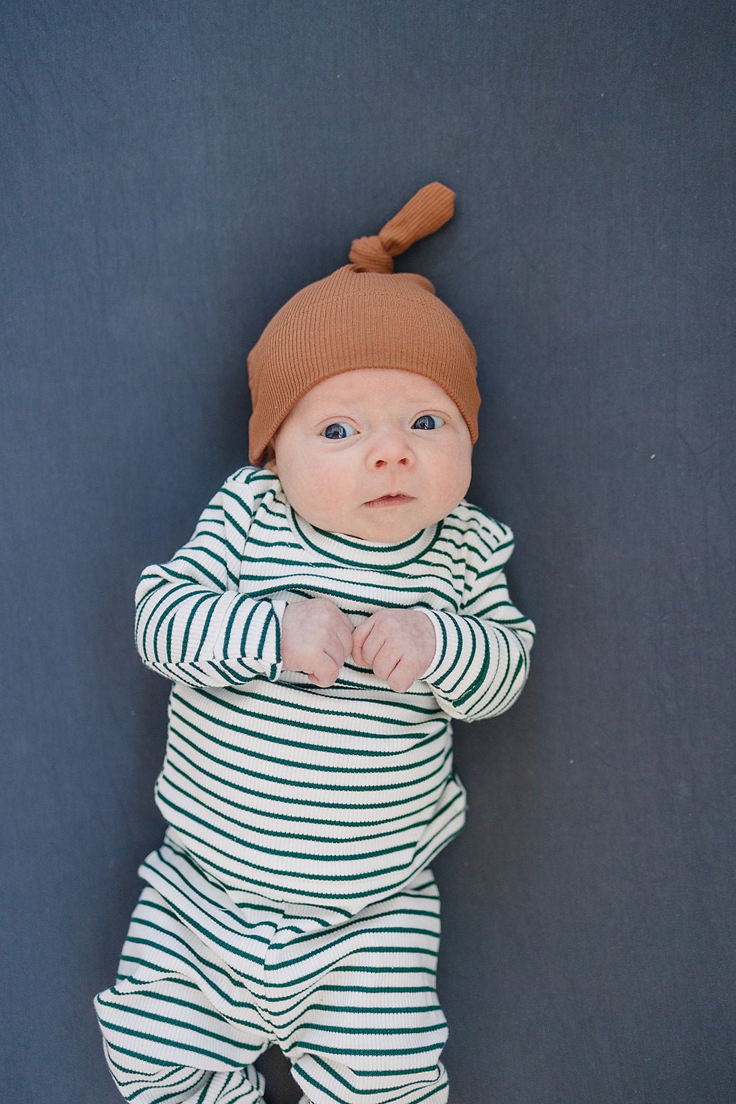 Charcoal Bamboo Stretch Crib Sheet - Tenth & Pine -