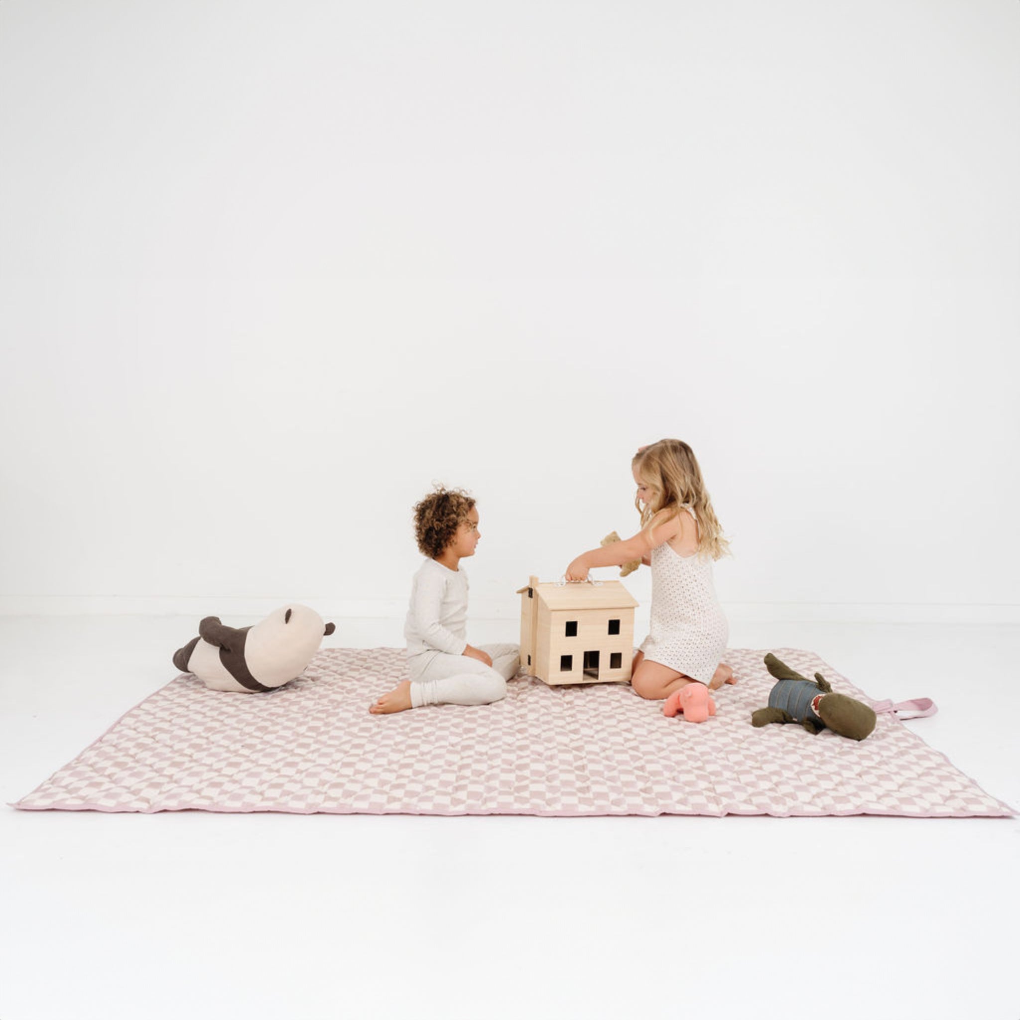 Checker Gumdrop Picnic Blanket - Tenth & Pine - Picnic Blanket -