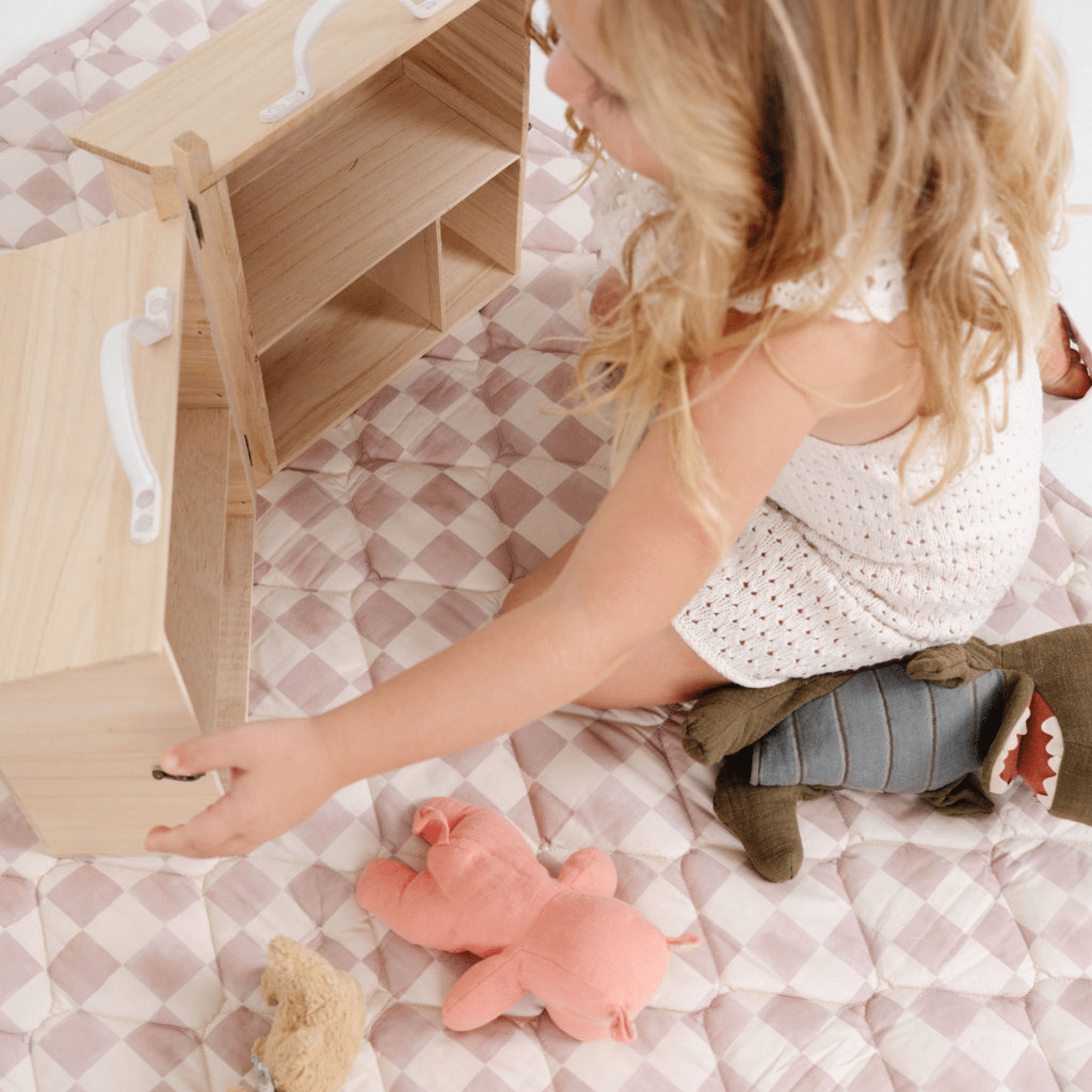 Checker Gumdrop Picnic Blanket - Tenth & Pine - Picnic Blanket -