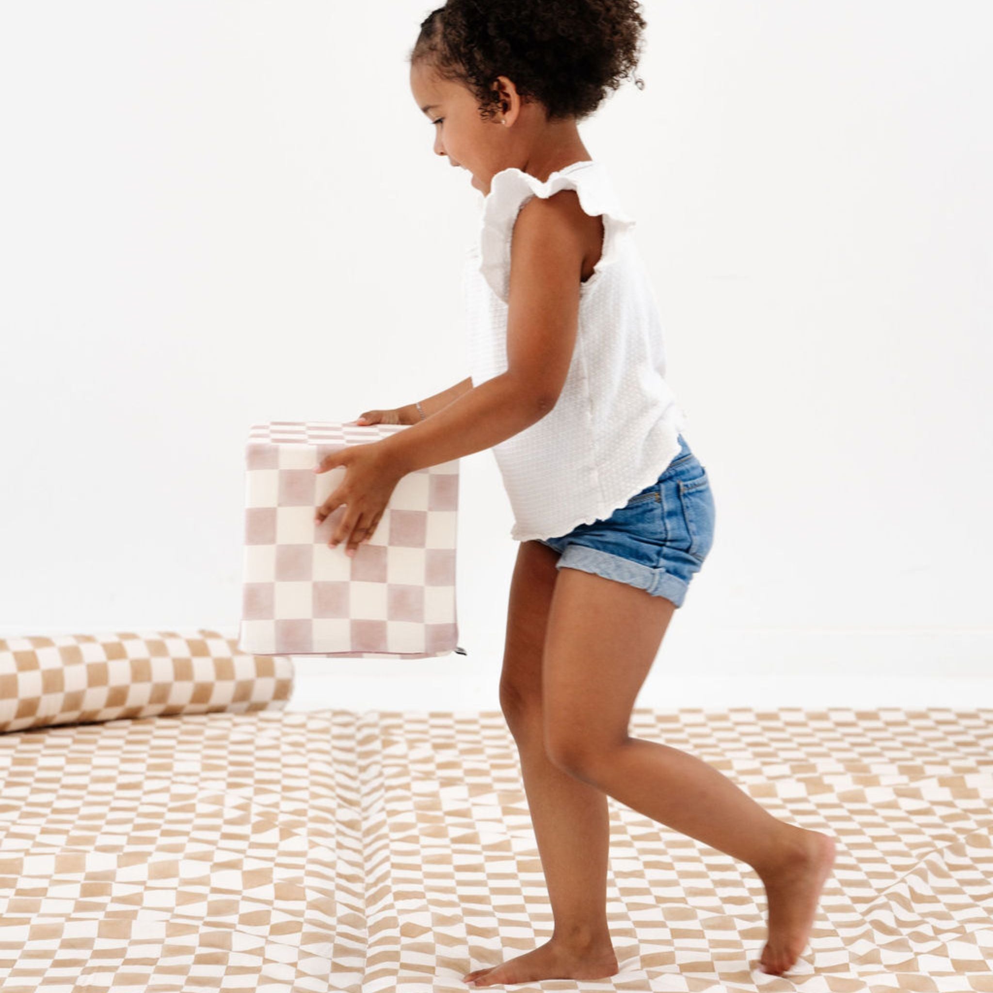 Checker Gumdrop Play Cube - Tenth & Pine - Play Cube -