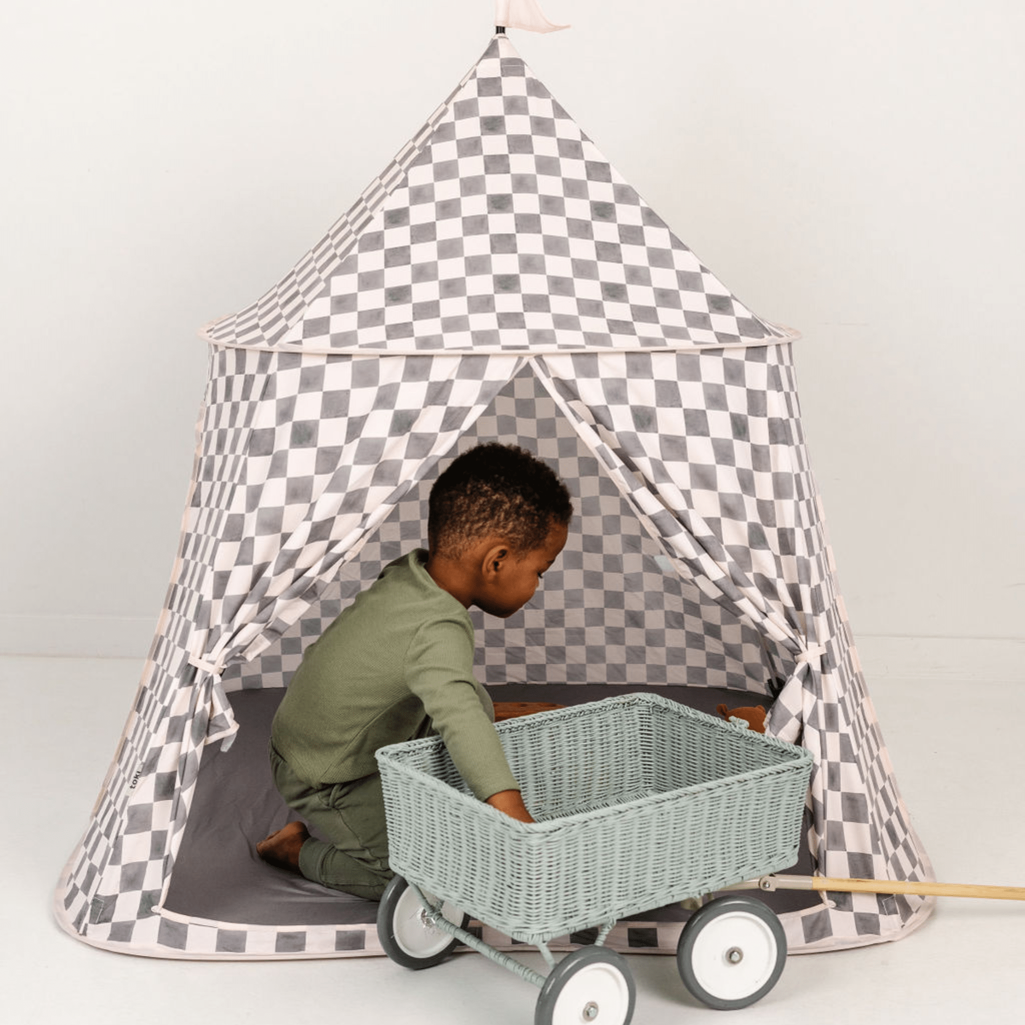 Checker Pepper Play Tent - Tenth & Pine - Play Tent -