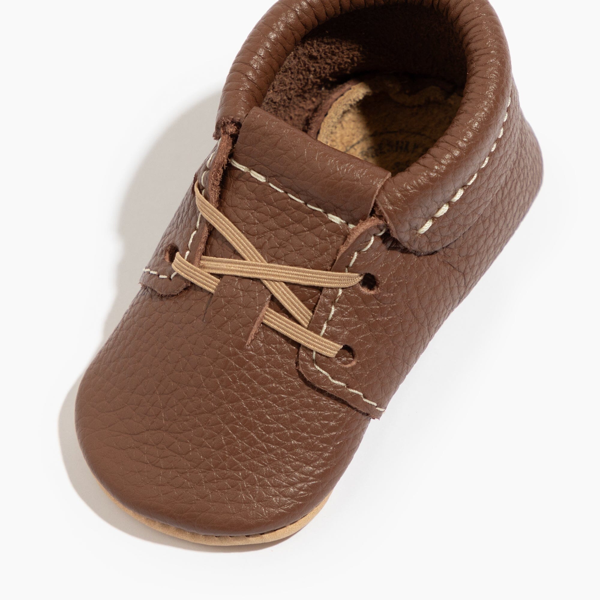 Chestnut Oxford Baby Shoe - Tenth & Pine - Oxford - Soft Sole - 1