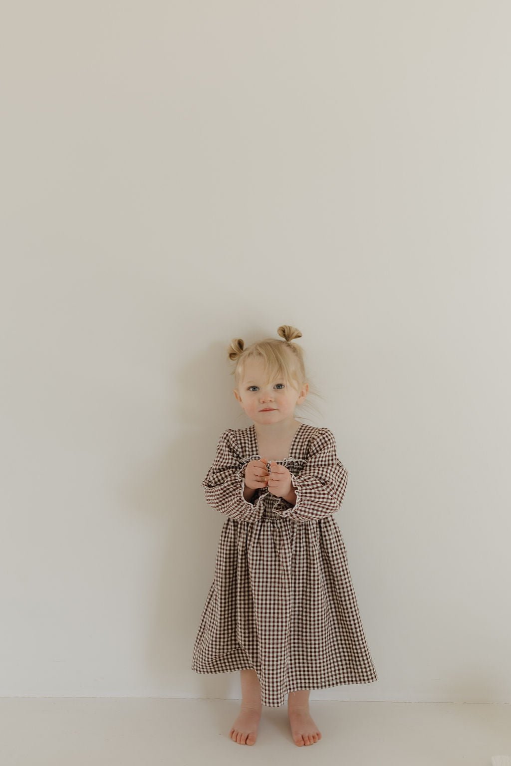 Child Long Sleeve Dress | Chocolate Chai - Tenth & Pine - Dress - 2/3 Years - forever french baby